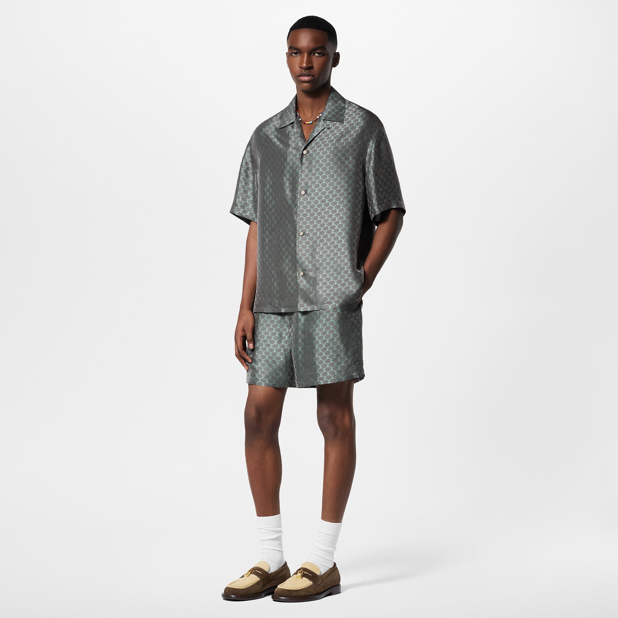  Ready to Wear Pantalones Shorts en Jacquard de mezcla de seda | Louis Vuitton ® (Ampliar producto)