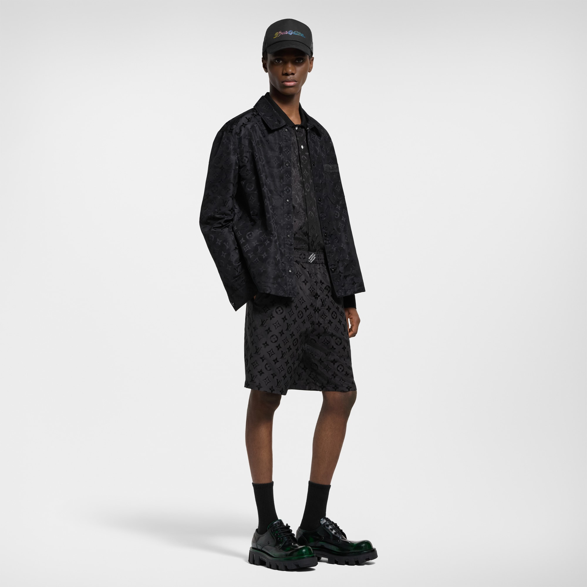  Ready to Wear Pantalones Shorts en Jacquard de seda Monograma Moire | Louis Vuitton ® (Ampliar producto)