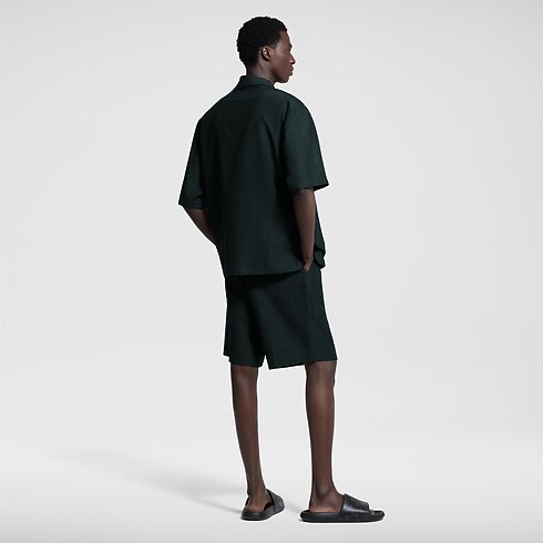 Ready to Wear Pantalones Shorts en mezcla de seda y algodón con Mini Monograma | Louis Vuitton ® (Ampliar producto)