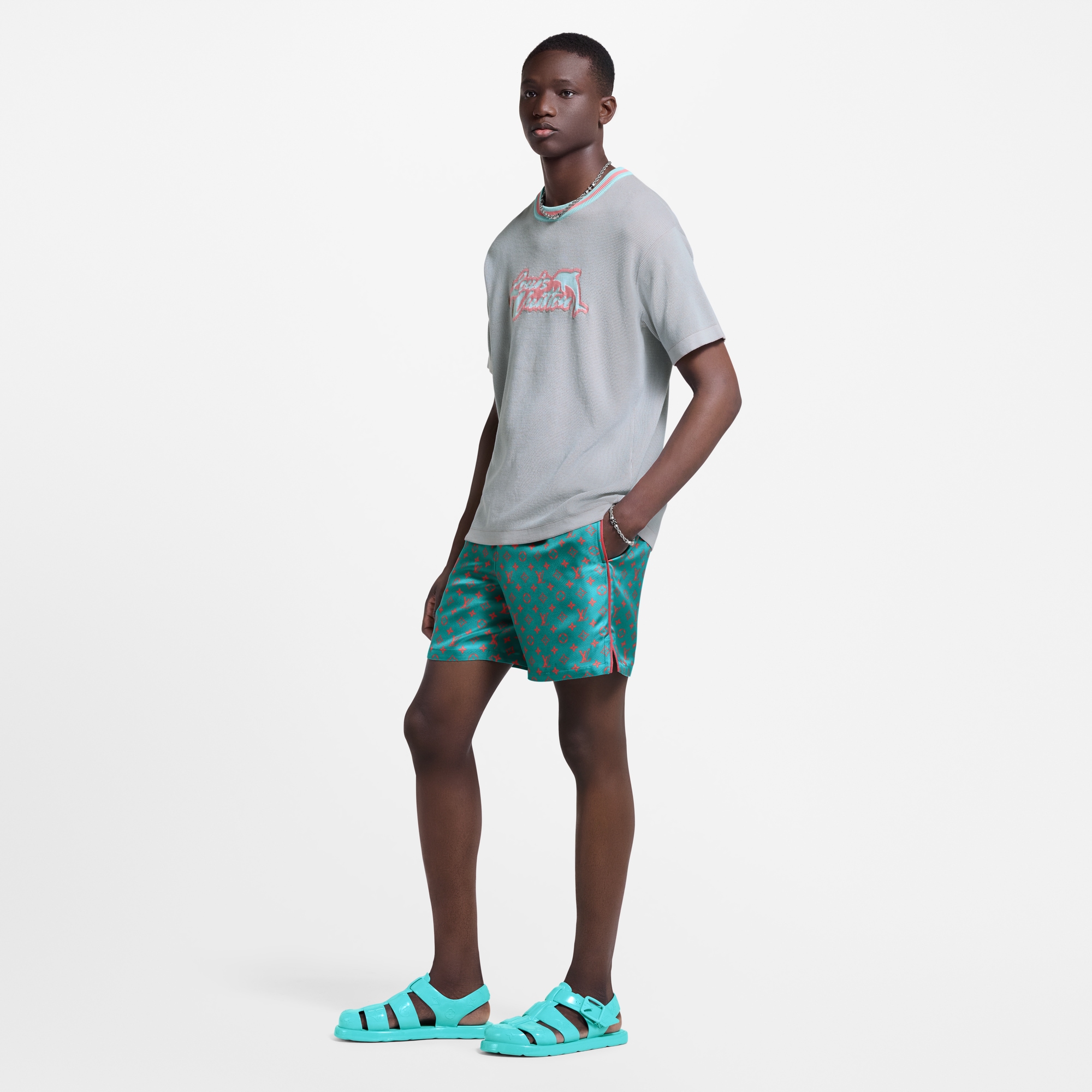  Ready to Wear Pantalones Shorts Monograma de seda | Louis Vuitton ® (Ampliar producto)