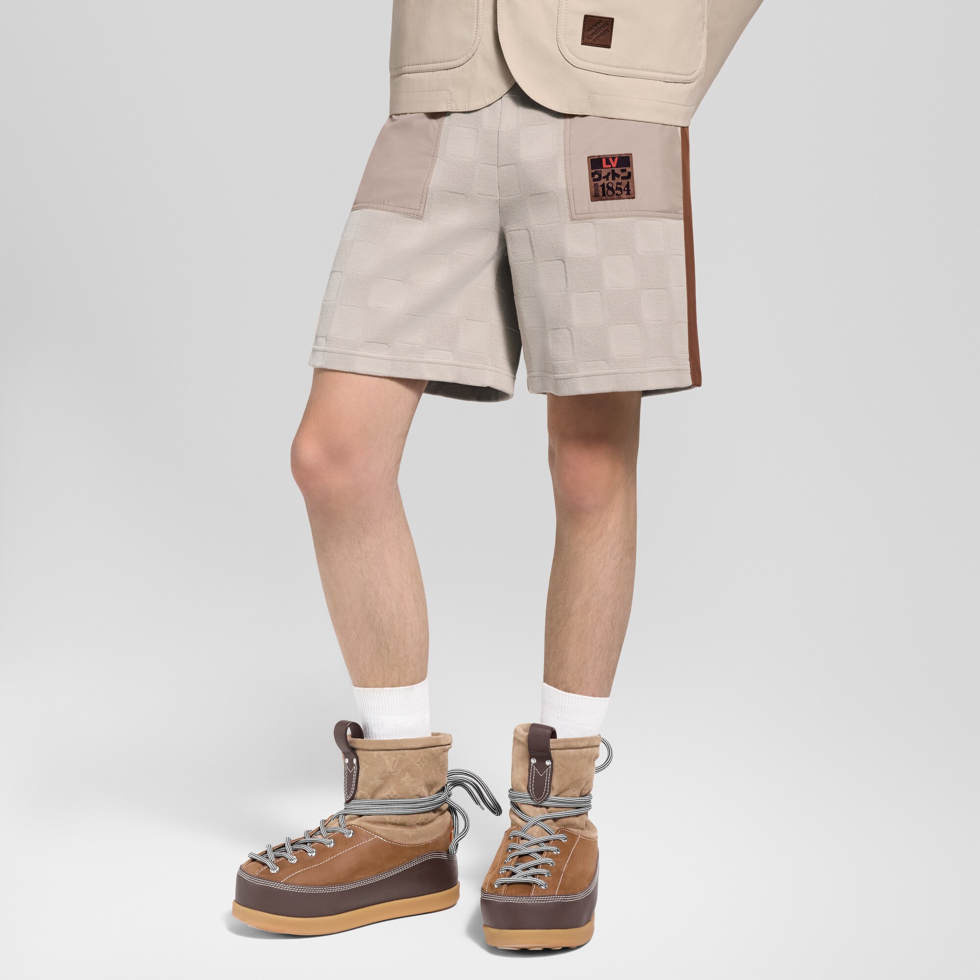  Ready to Wear Todo el Ready-To-Wear Shorts utilitarios híbridos Damier | Louis Vuitton ® (Ampliar producto)