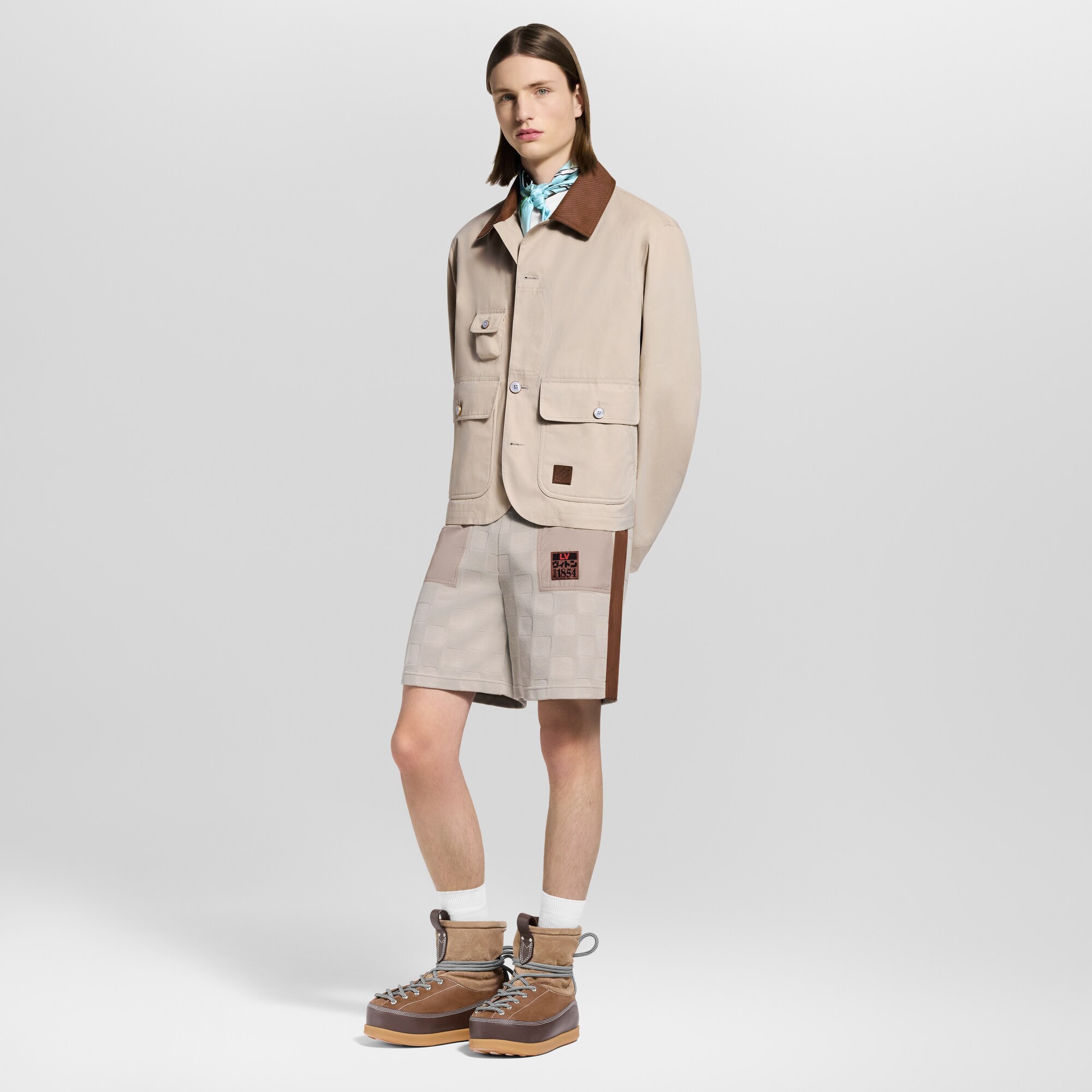  Ready to Wear Todo el Ready-To-Wear Shorts utilitarios híbridos Damier | Louis Vuitton ® (Ampliar producto)