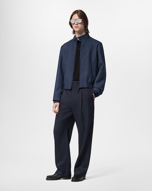 Ready-to-Wear Malhas e Moletons Camisa Polo de Manga Longa em Mescla de Seda e Cashmere | Louis Vuitton ®
