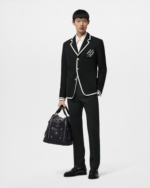 Discontinued Product Obs 12 Blazer de Alfaiataria de Lã com Detalhe Contrastante | Louis Vuitton ®