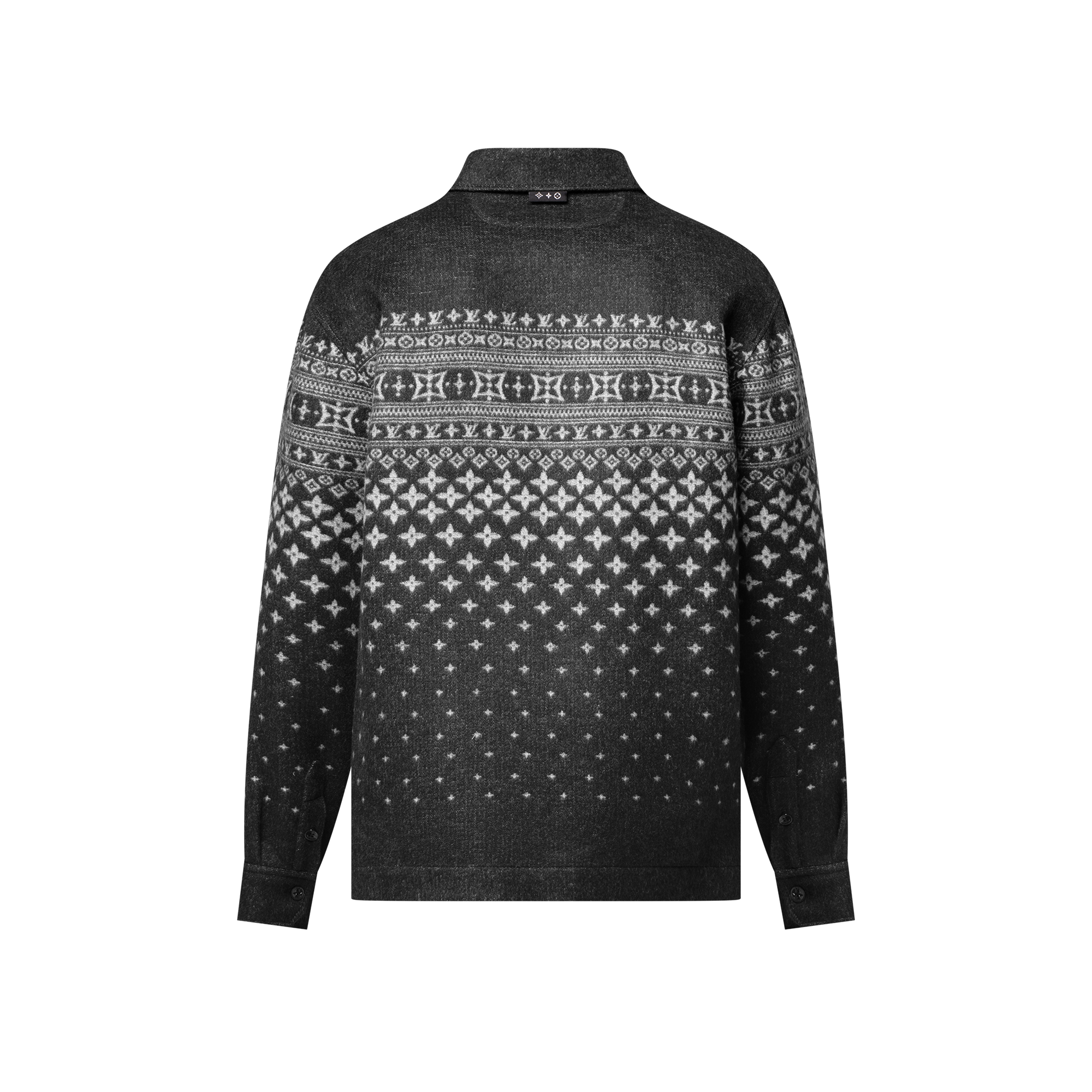 Ready to Wear Todo el Ready-To-Wear Sobrecamisa en Jacquard de doble cara en mezcla de seda, cachemir y lana | Louis Vuitton ® (Ampliar producto)