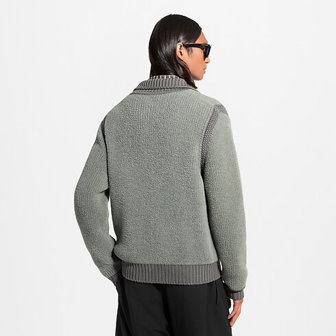 Ready-to-Wear Chamarras y Abrigos Sobrecamisa texturizada con cierre | Louis Vuitton ® (Ampliar producto)