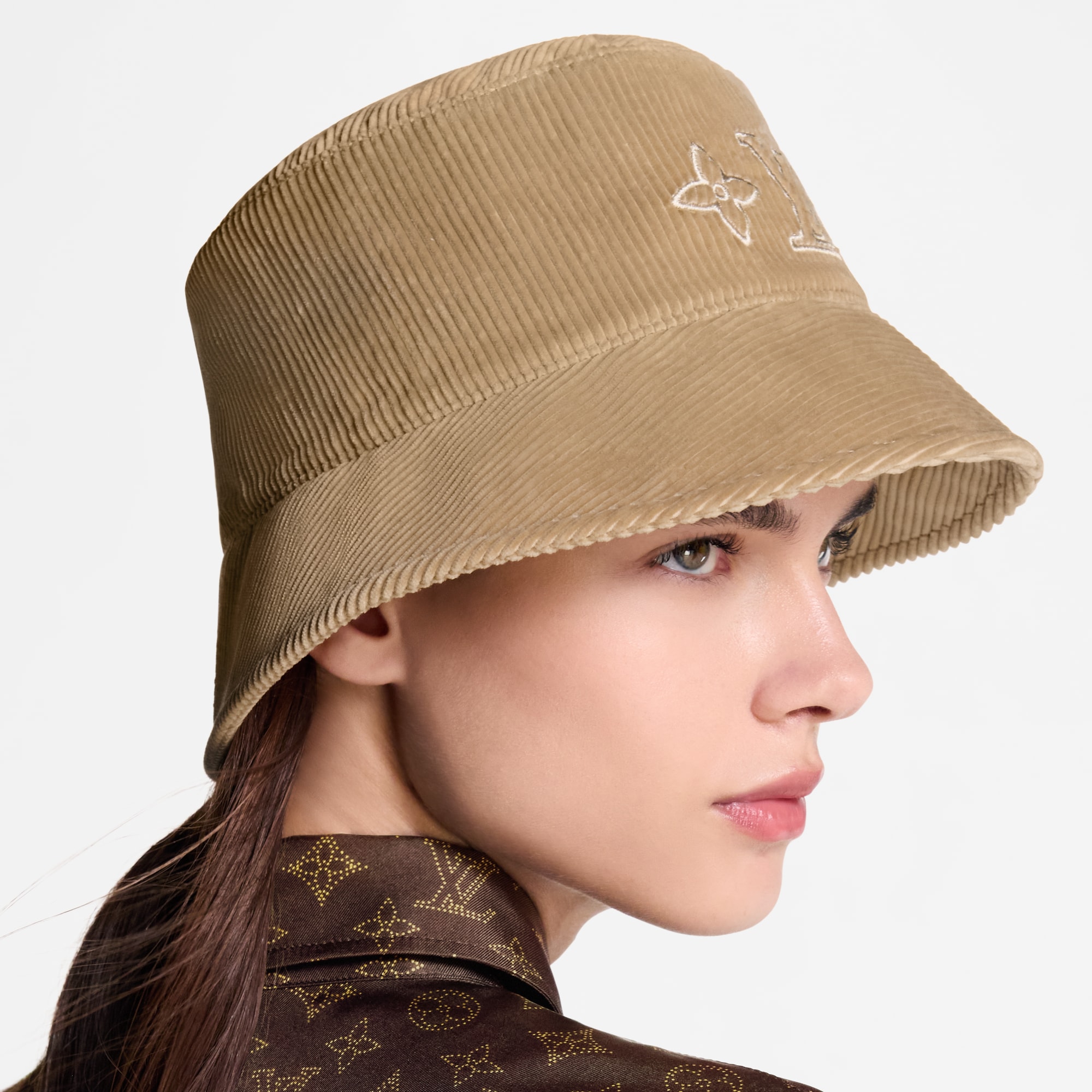 S00 Accesorios Sombreros y guantes Sombrero de pana LV Signature | Louis Vuitton ® (Ampliar producto)