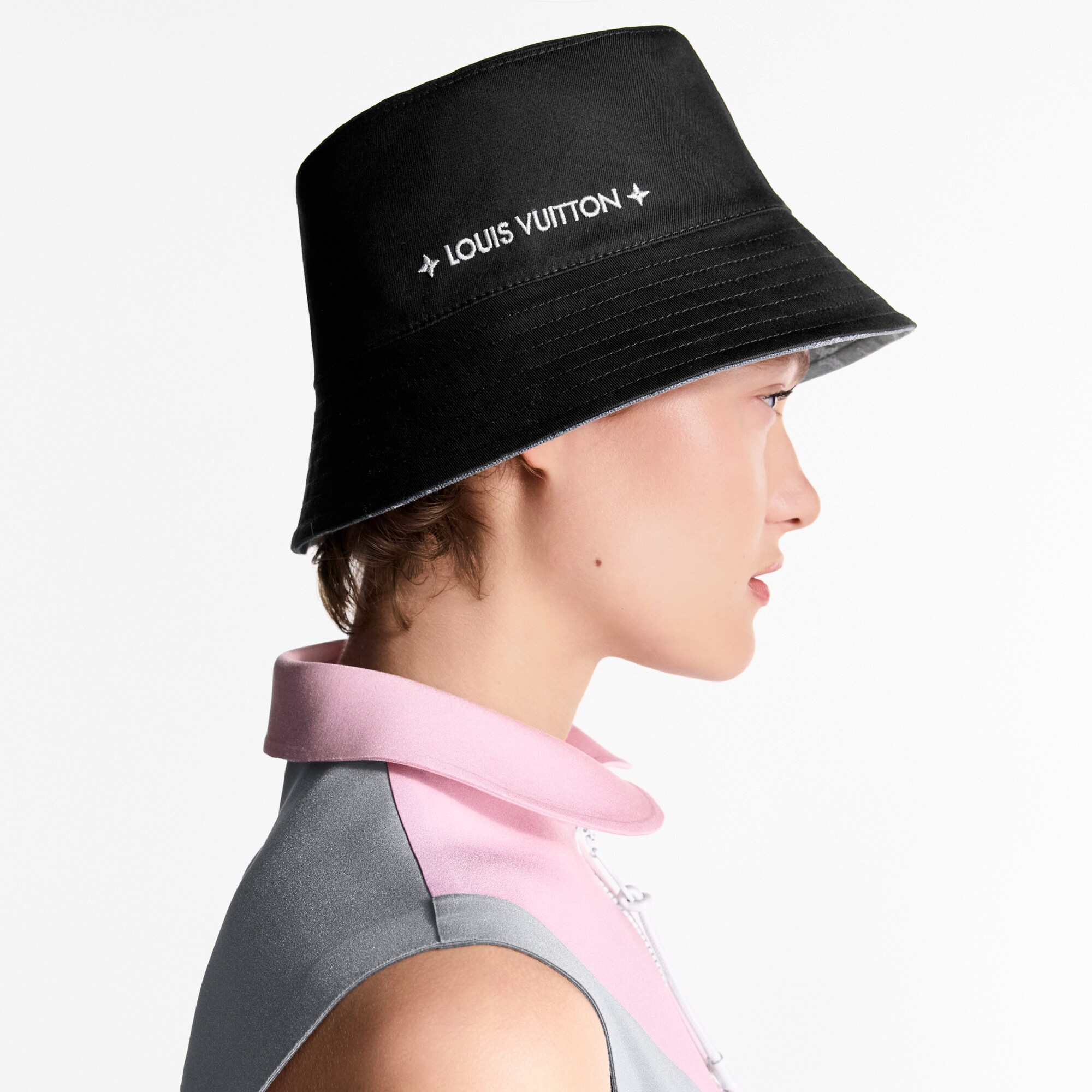 S00 Accesorios Sombreros y guantes Sombrero de pescador Denim | Louis Vuitton ® (Ampliar producto)