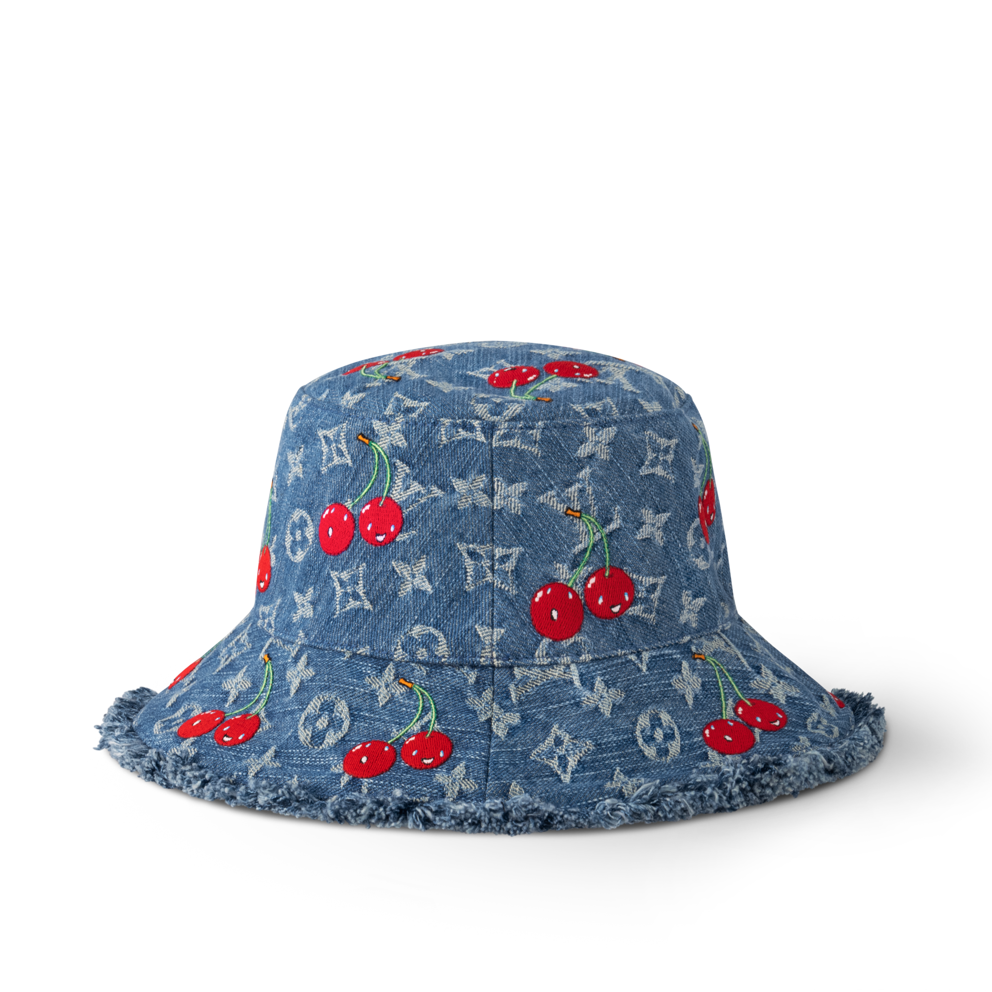 S00 Accesorios Sombreros y guantes Sombrero de pescador LV x TM Denim Cerise | Louis Vuitton ® (Ampliar producto)