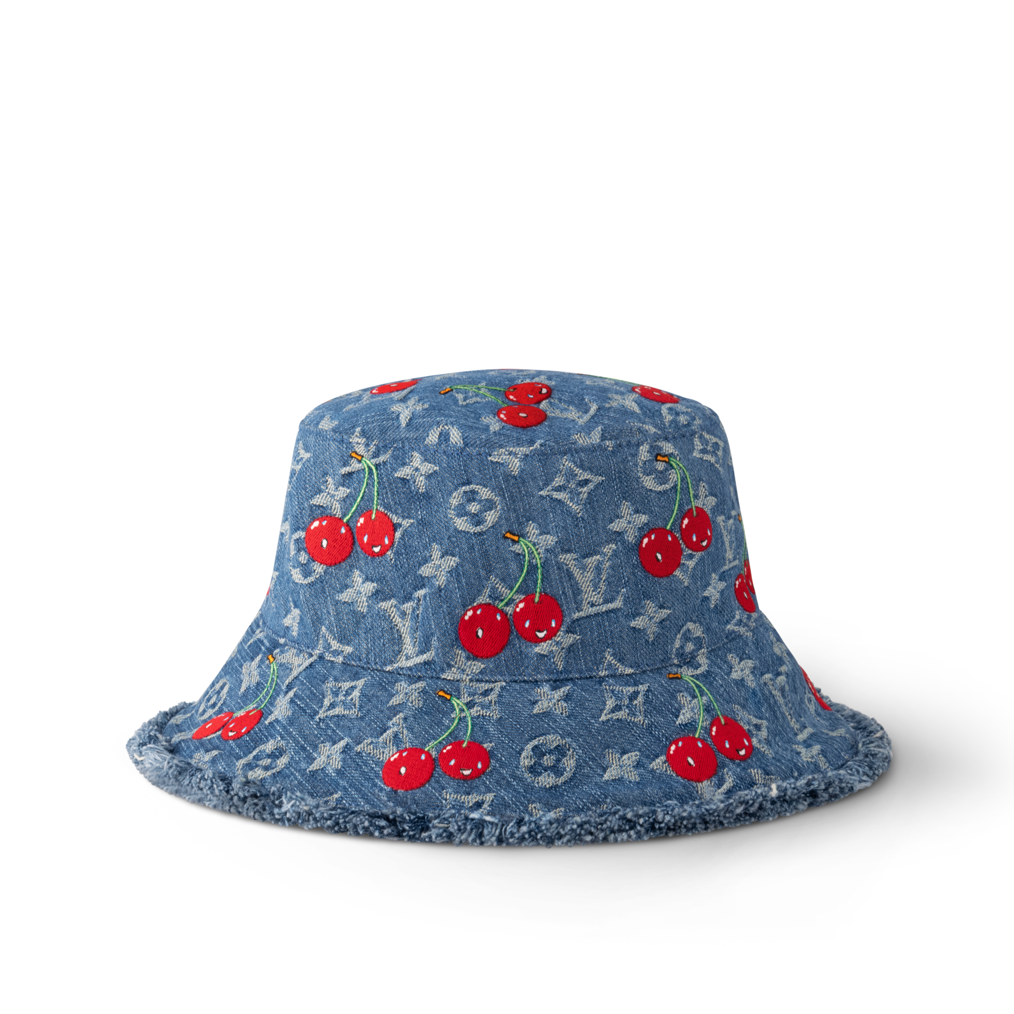 S00 Accesorios Sombreros y guantes Sombrero de pescador LV x TM Denim Cerise | Louis Vuitton ® (Ampliar producto)