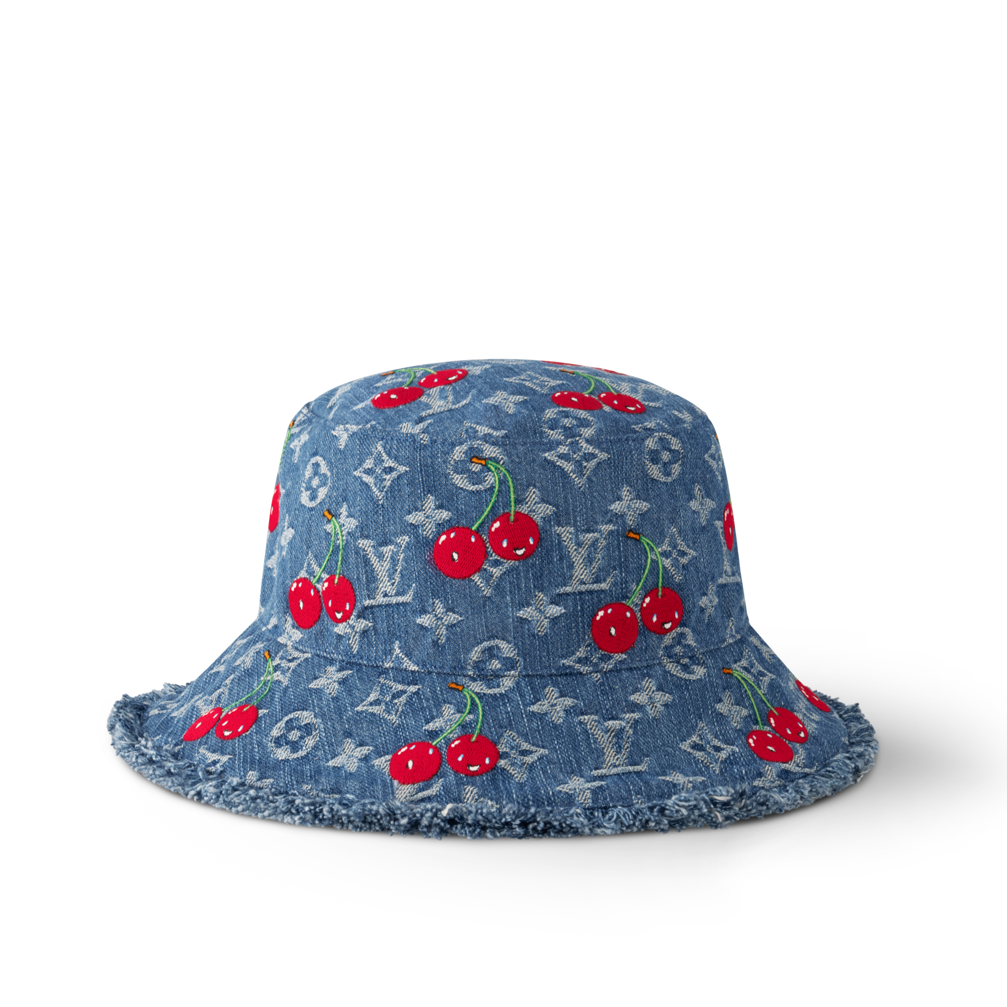 S00 Accesorios Sombreros y guantes Sombrero de pescador LV x TM Denim Cerise | Louis Vuitton ® (Ampliar producto)
