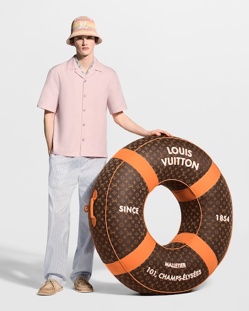 S00 Accessories Hats, Beanies and Socks Monogram Stripes Crochet Bucket Hat | Louis Vuitton ®