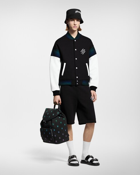 S00 Acessórios Chapéus, Gorros e Luvas Chapéu Bucket Reversível LV Blason Shading Denim | Louis Vuitton ®