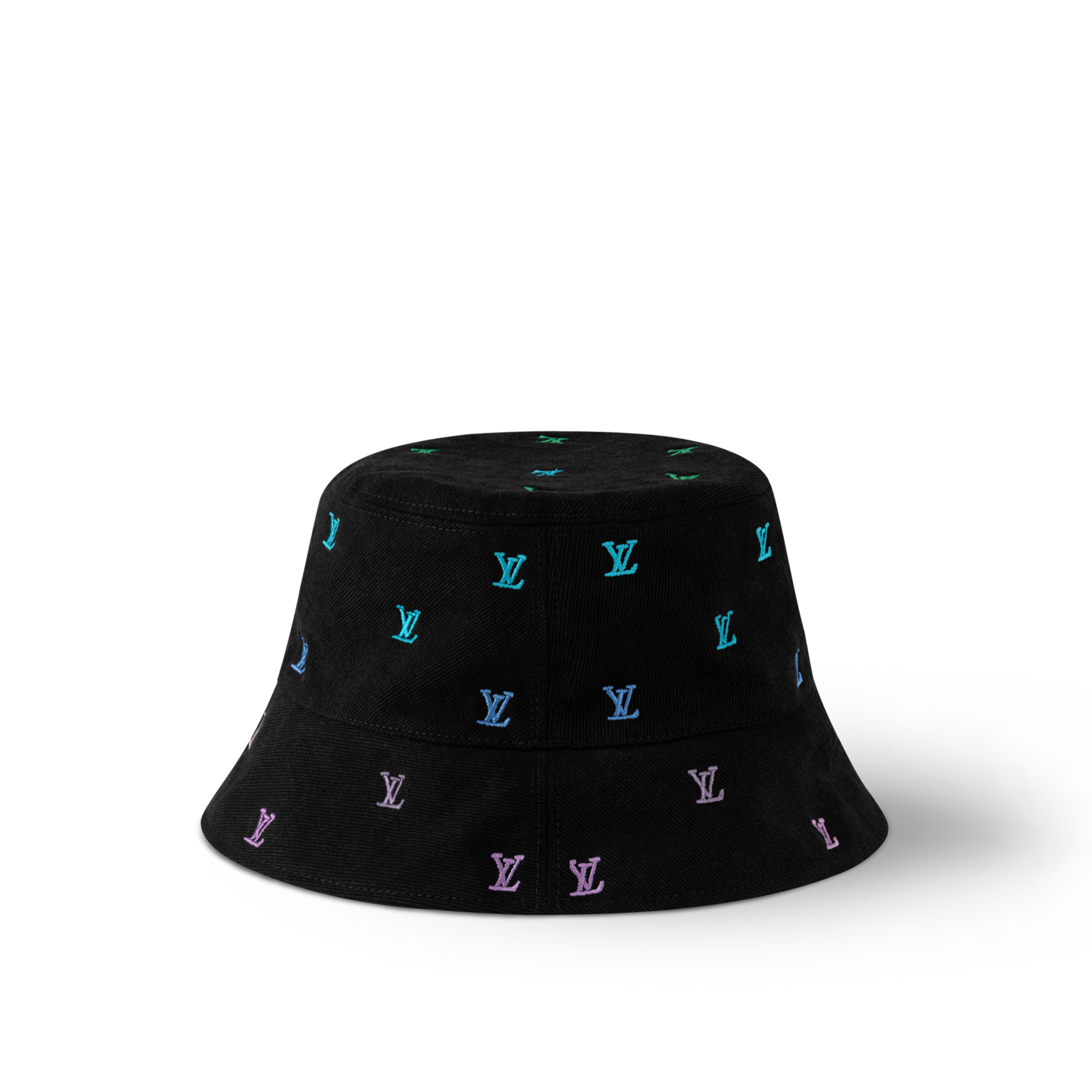 S00 Accesorios Sombreros, gorros y guantes Sombrero de pescador reversible de denim LV Blason | Louis Vuitton ® (Ampliar producto)