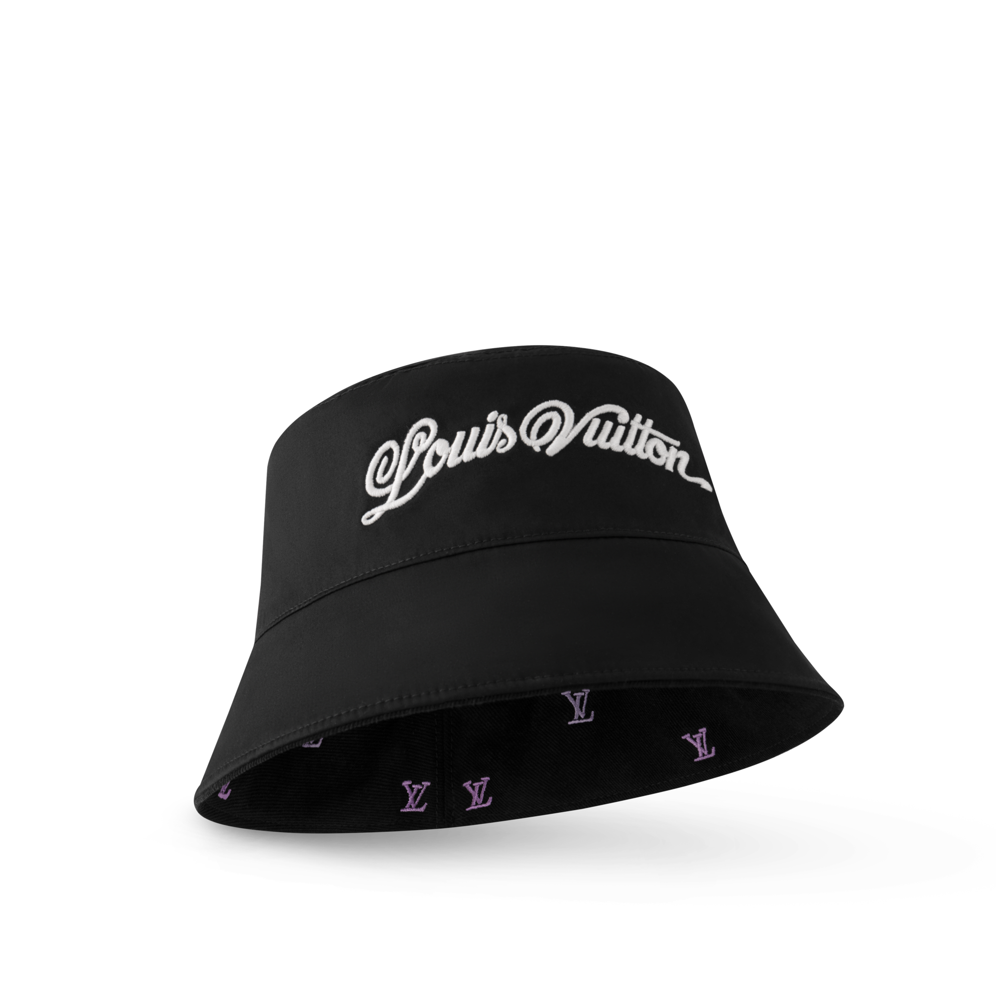 S00 Accesorios Sombreros, gorros y guantes Sombrero de pescador reversible de denim LV Blason | Louis Vuitton ® (Ampliar producto)