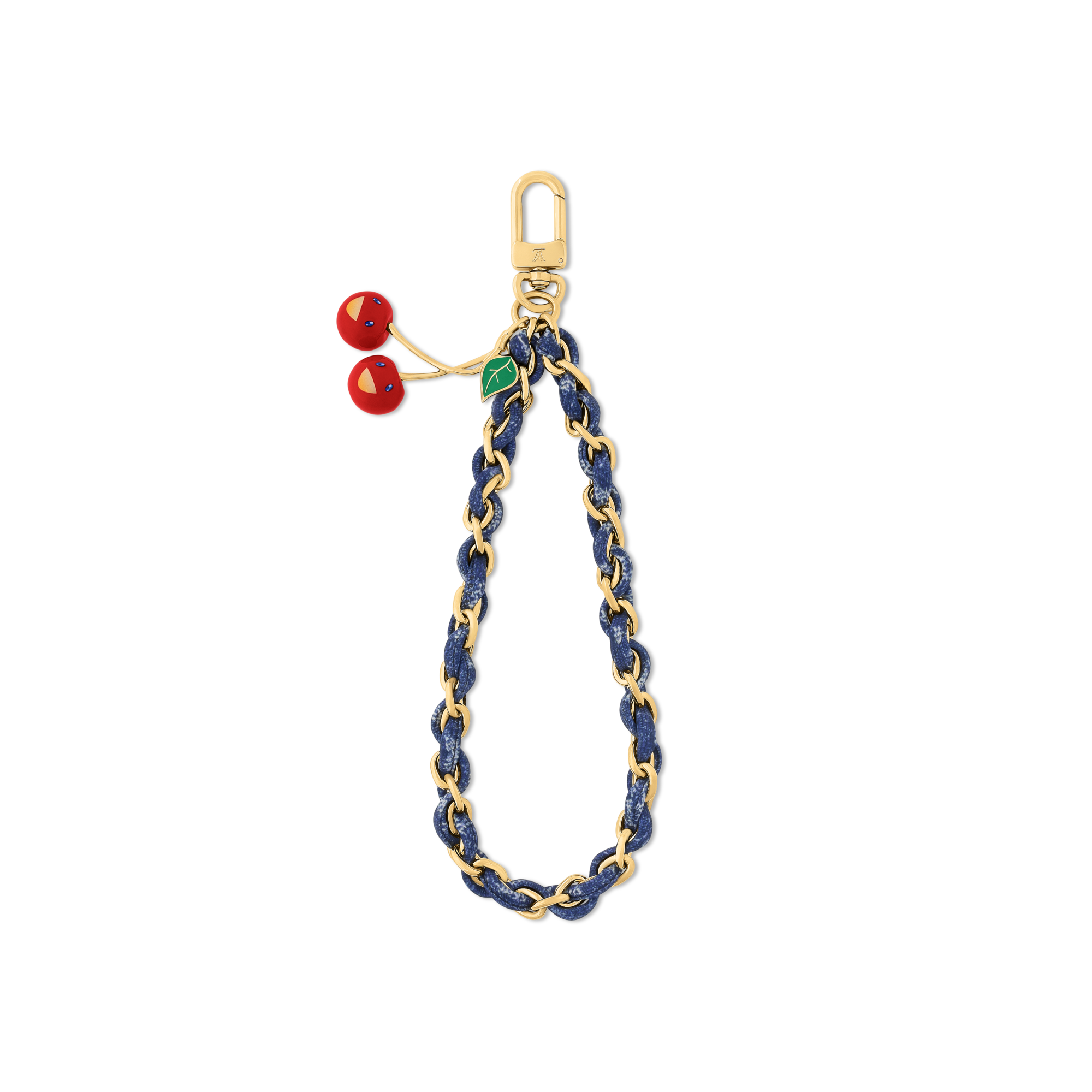 S00 Accesorios Llaveros y charms  Soporte para teléfono LV x TM Denim Cerise | Louis Vuitton ® (Ampliar producto)