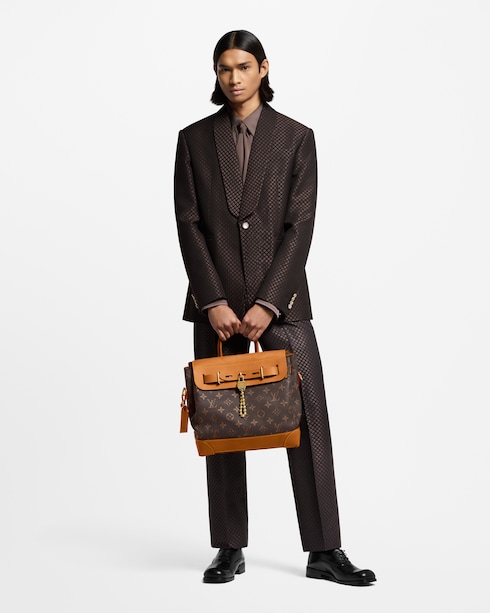 Outros Couros Monogram Bolsas Masculinas Ícones LV Bolsa Steamer 30 | Louis Vuitton ®