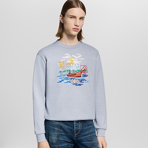 Ready to Wear Todo el Ready-To-Wear Sudadera bordada | Louis Vuitton ® (Ampliar producto)