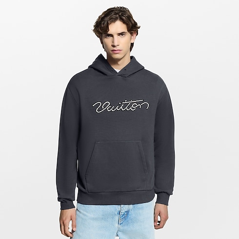 Ready to Wear Todo el Ready-To-Wear Sudadera con capucha adornada con distintivo | Louis Vuitton ® (Ampliar producto)