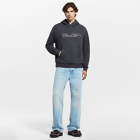 Ready to Wear Todo el Ready-To-Wear Sudadera con capucha adornada con distintivo | Louis Vuitton ® (Ampliar producto)
