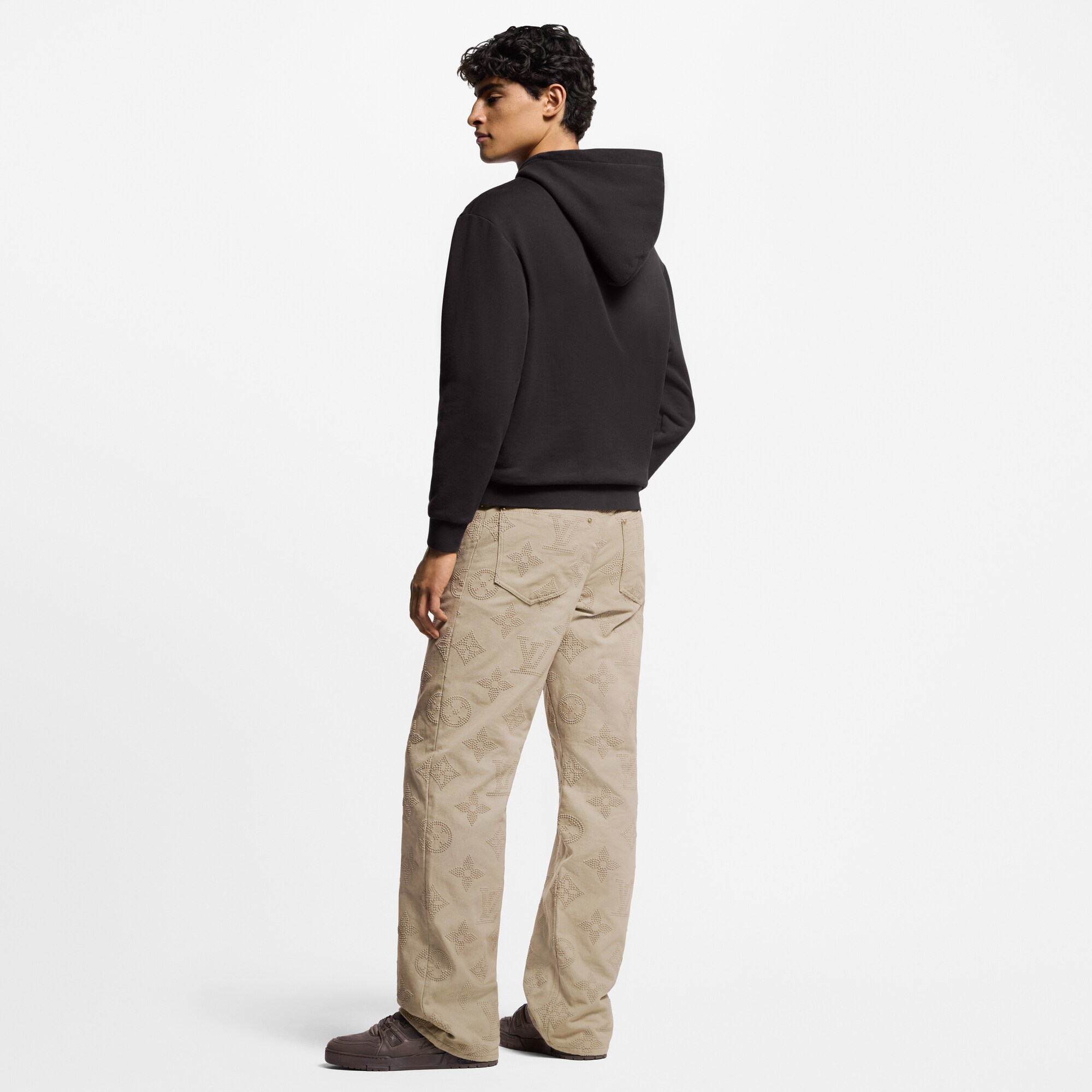  Ready to Wear Todo el Ready-To-Wear Sudadera con capucha con perlas bordadas | Louis Vuitton ® (Ampliar producto)