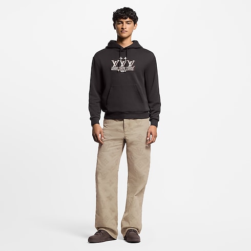 Ready to Wear Todo el Ready-To-Wear Sudadera con capucha con perlas bordadas | Louis Vuitton ® (Ampliar producto)