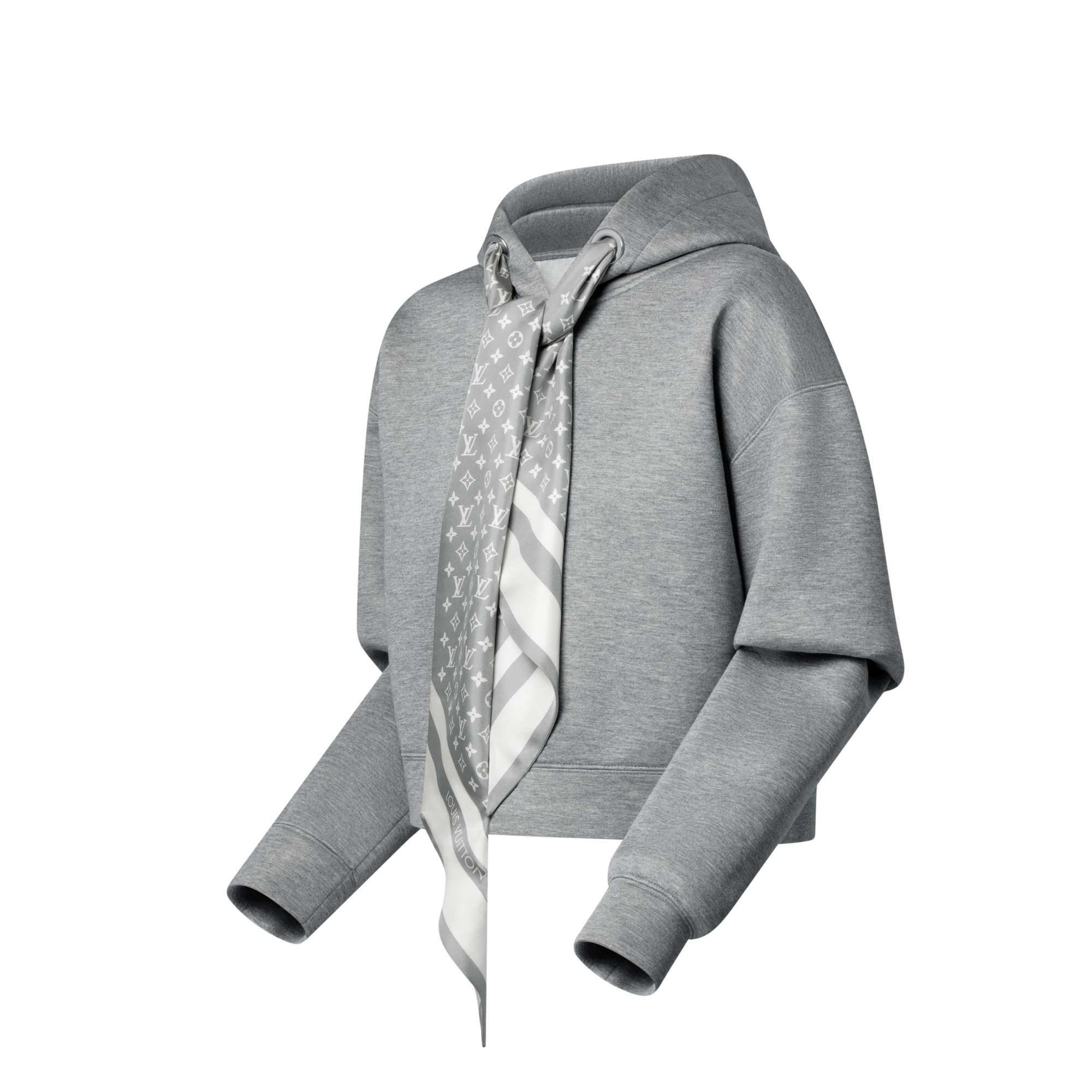  Ready to Wear Tops Sudadera con capucha cropped Monograma | Louis Vuitton ® (Ampliar producto)