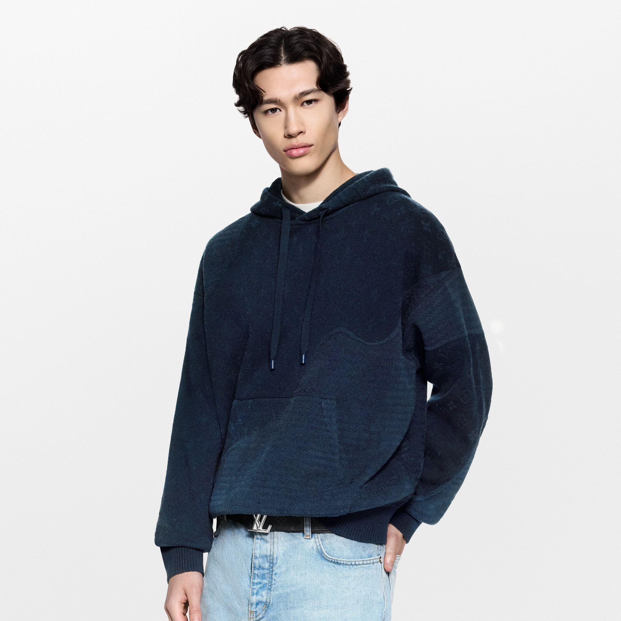  Ready to Wear Todo el Ready-To-Wear Sudadera con capucha en Jacquard gráfico | Louis Vuitton ® (Ampliar producto)