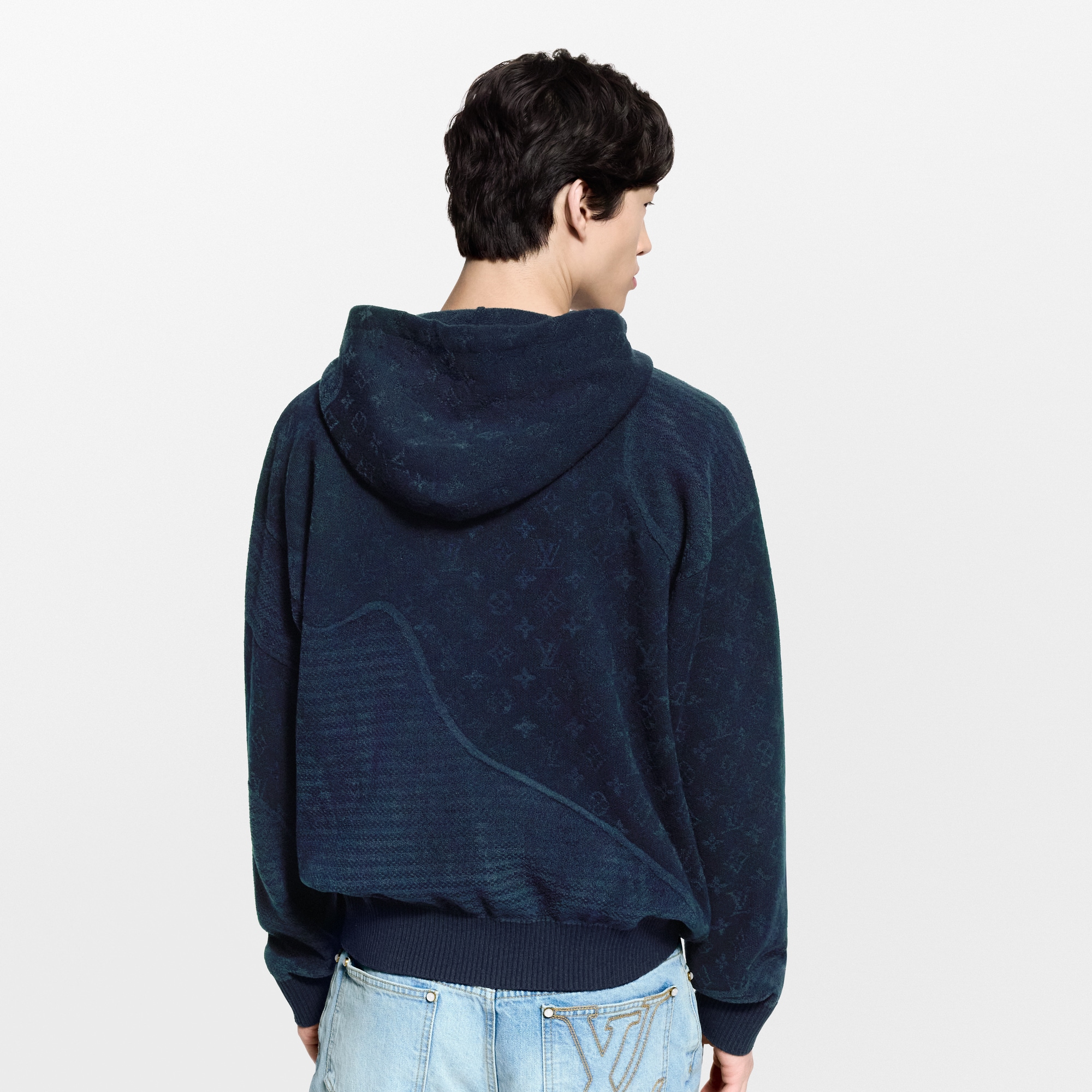  Ready to Wear Todo el Ready-To-Wear Sudadera con capucha en Jacquard gráfico | Louis Vuitton ® (Ampliar producto)