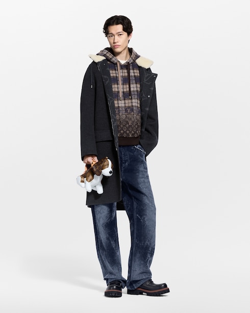 Ready to Wear Todo el Ready-To-Wear Sudadera con capucha Monograma a cuadros | Louis Vuitton ®