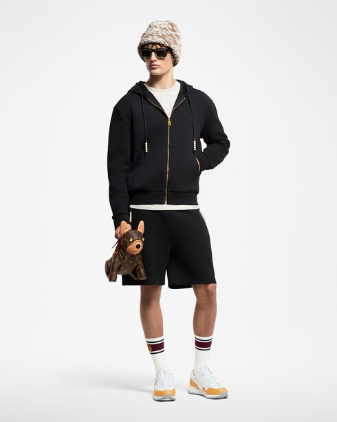 Ready to Wear Todo el Ready-To-Wear Sudadera con capucha y cierre bordado | Louis Vuitton ®