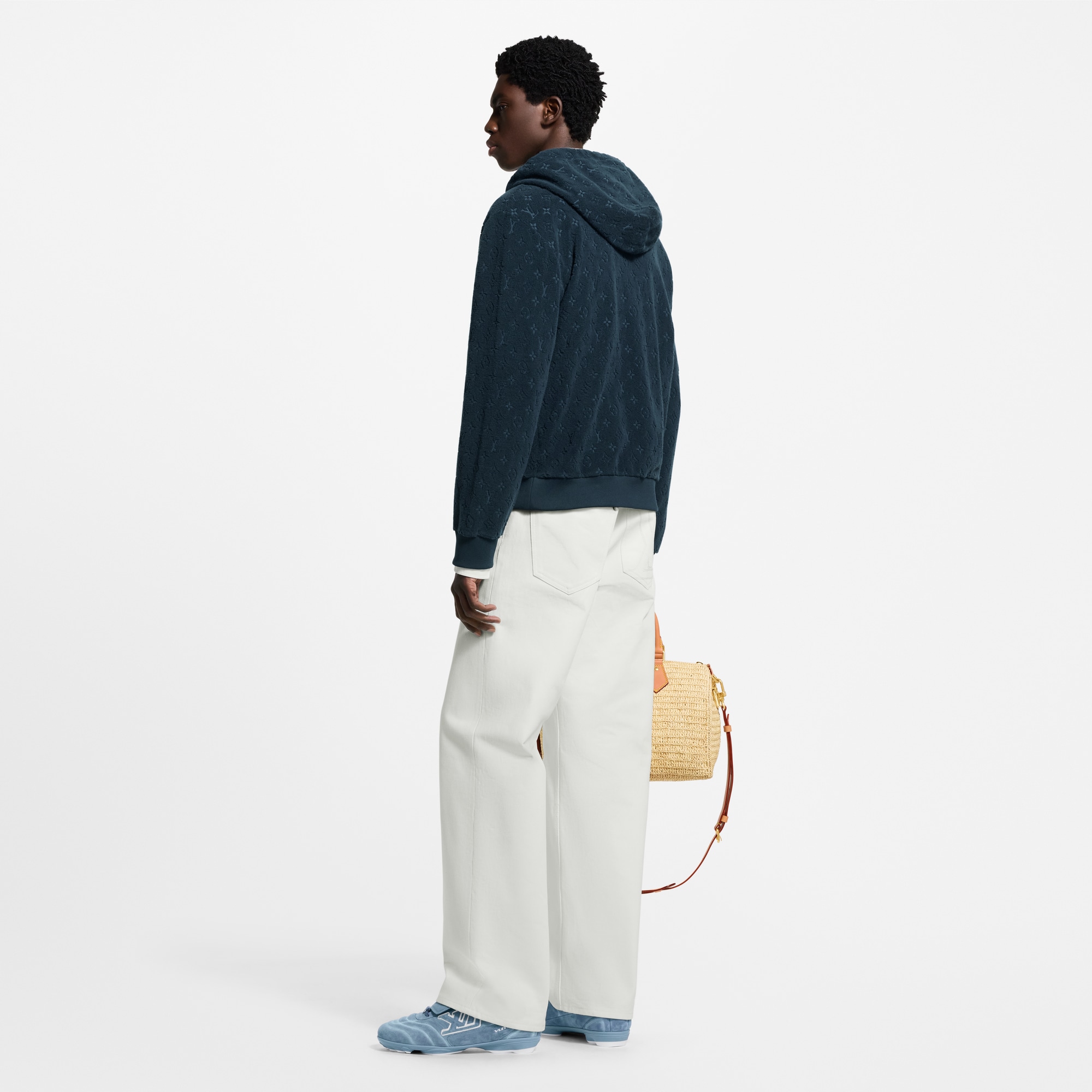  Ready to Wear Todo el Ready-To-Wear Sudadera con capucha y cierrre en felpa francesa con motivo Monograma | Louis Vuitton ® (Ampliar producto)