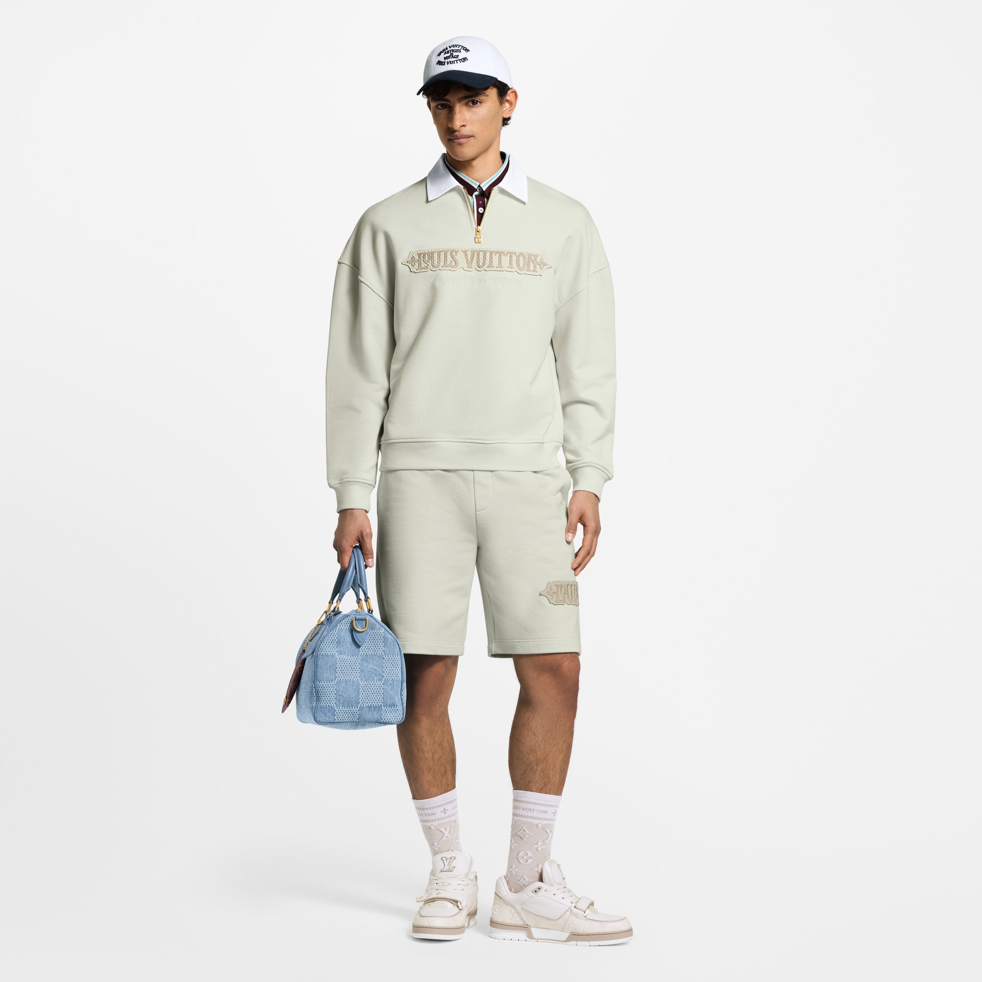  Ready to Wear Prendas tejidas y sudaderas Sudadera con medio cierre | Louis Vuitton ® (Ampliar producto)