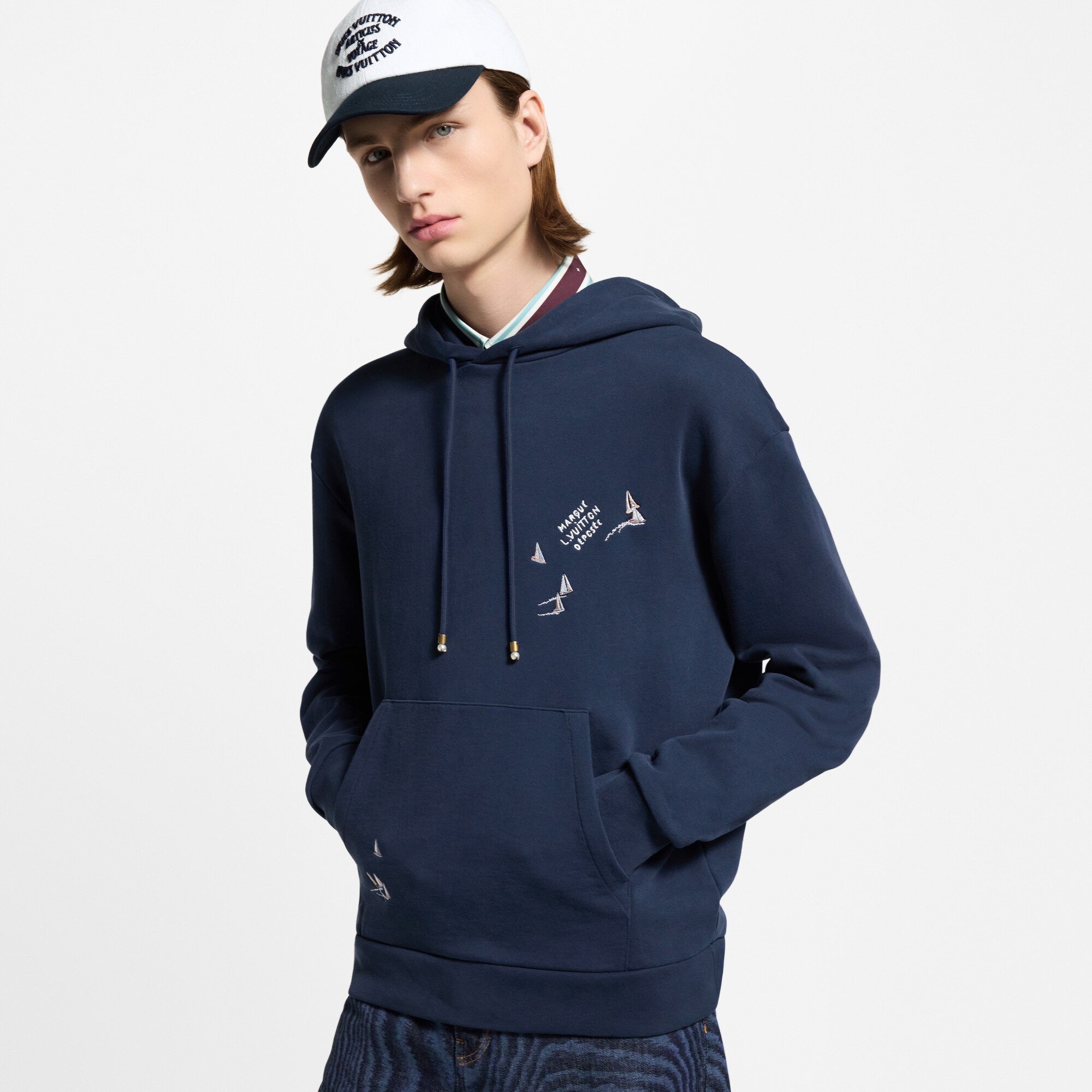  Ready to Wear Prendas tejidas y sudaderas Sudadera con motivo bordado | Louis Vuitton ® (Ampliar producto)