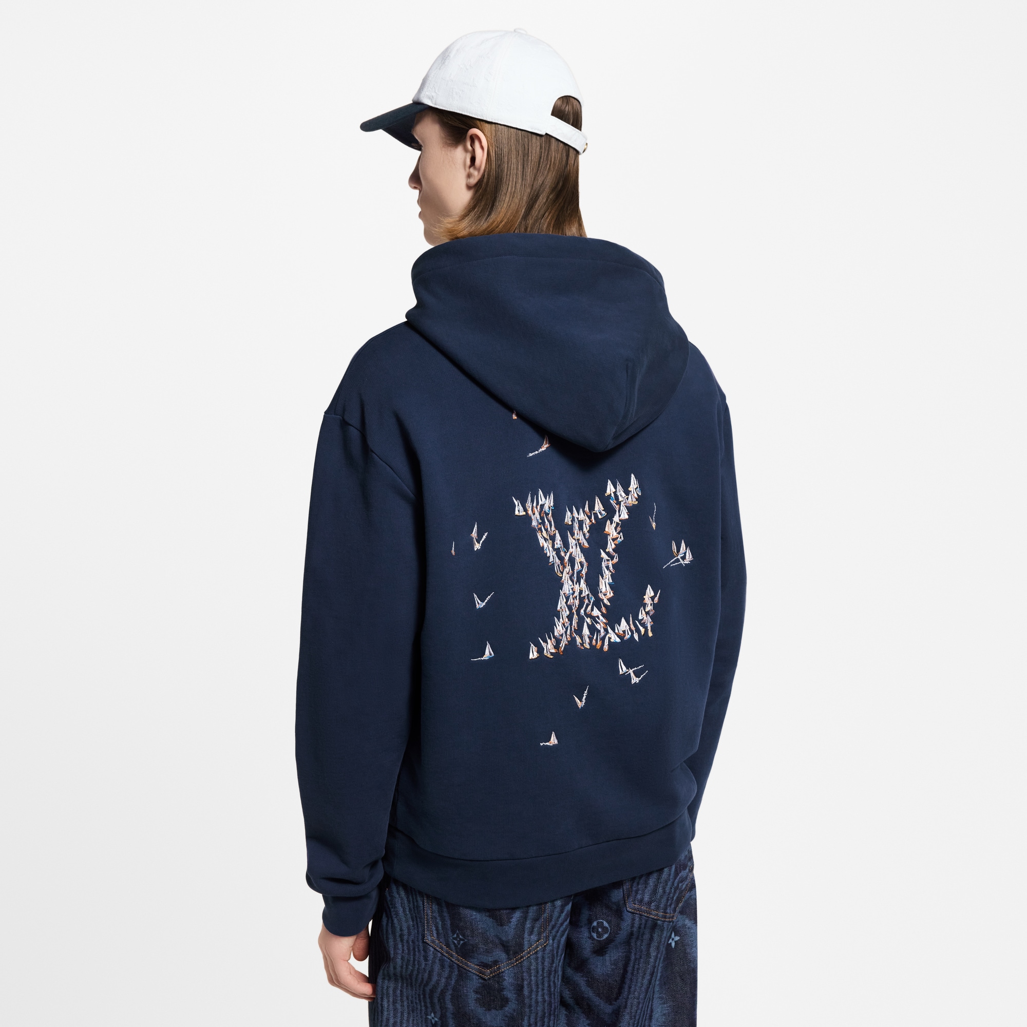 Ready to Wear Prendas tejidas y sudaderas Sudadera con motivo bordado | Louis Vuitton ® (Ampliar producto)