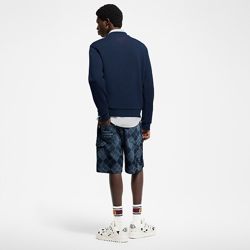 Ready to Wear Todo el Ready-To-Wear Sudadera de cuello redondo de algodón bordado | Louis Vuitton ® (Ampliar producto)