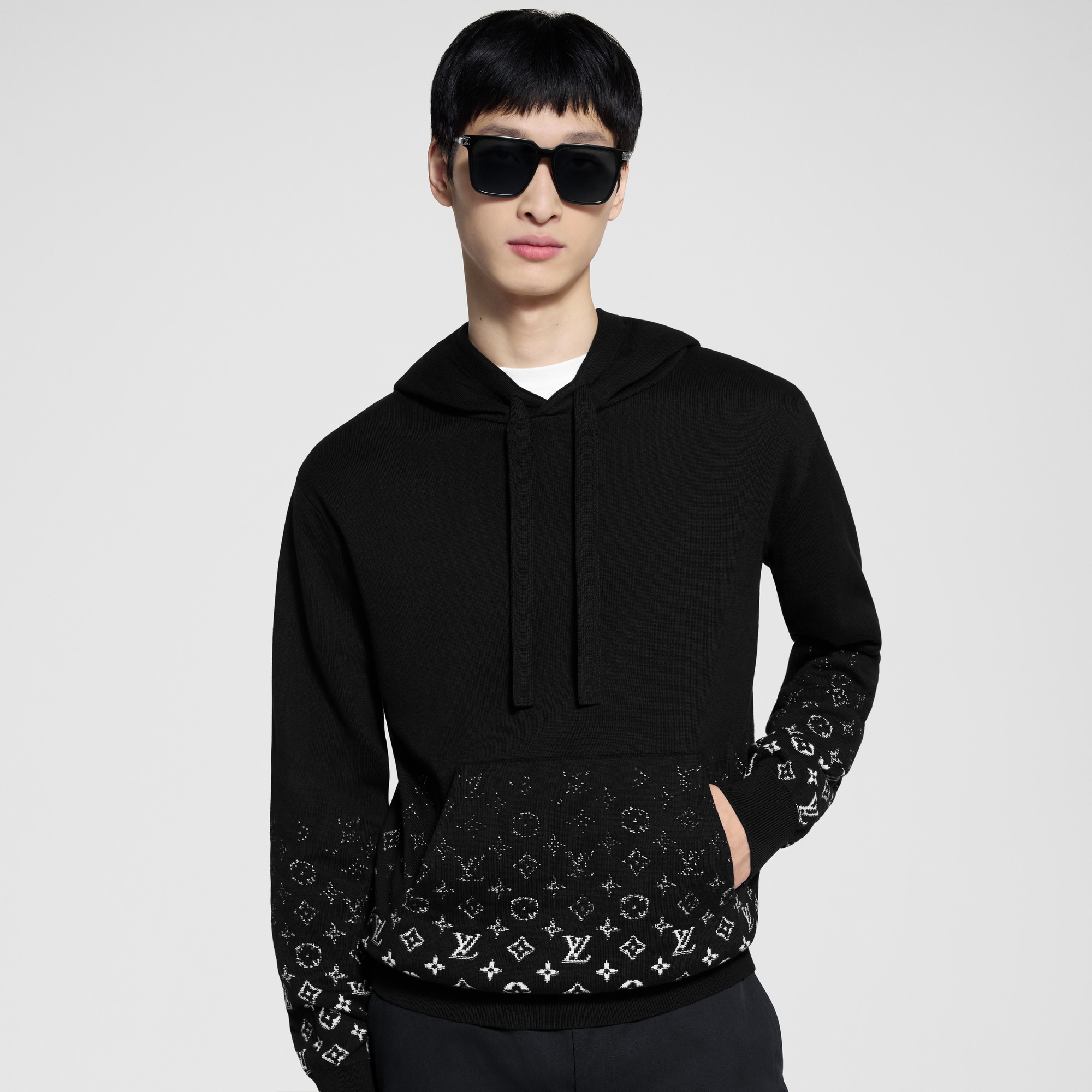  Ready to Wear Prendas tejidas y sudaderas Sudadera en algodón con efecto degradado | Louis Vuitton ® (Ampliar producto)