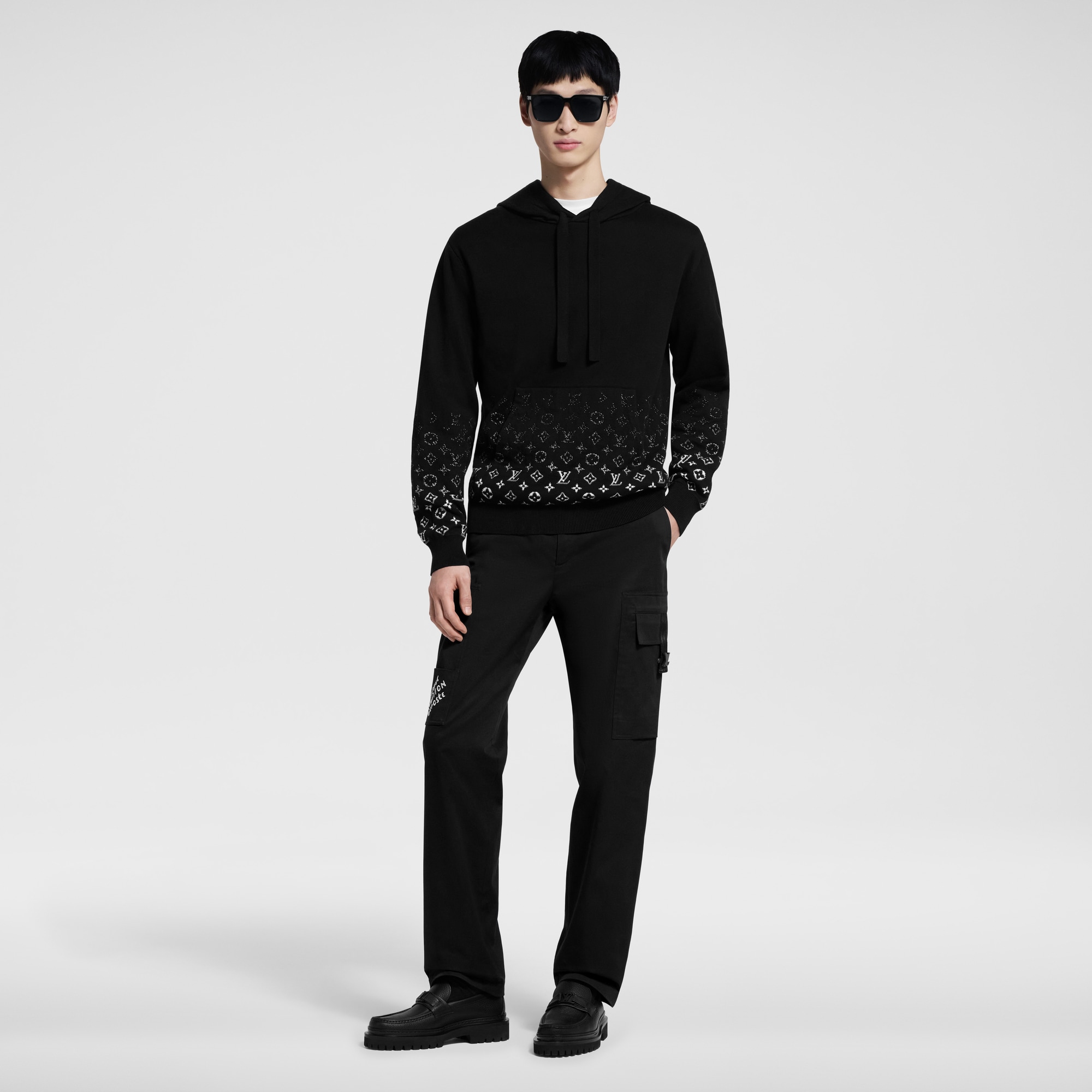  Ready to Wear Prendas tejidas y sudaderas Sudadera en algodón con efecto degradado | Louis Vuitton ® (Ampliar producto)