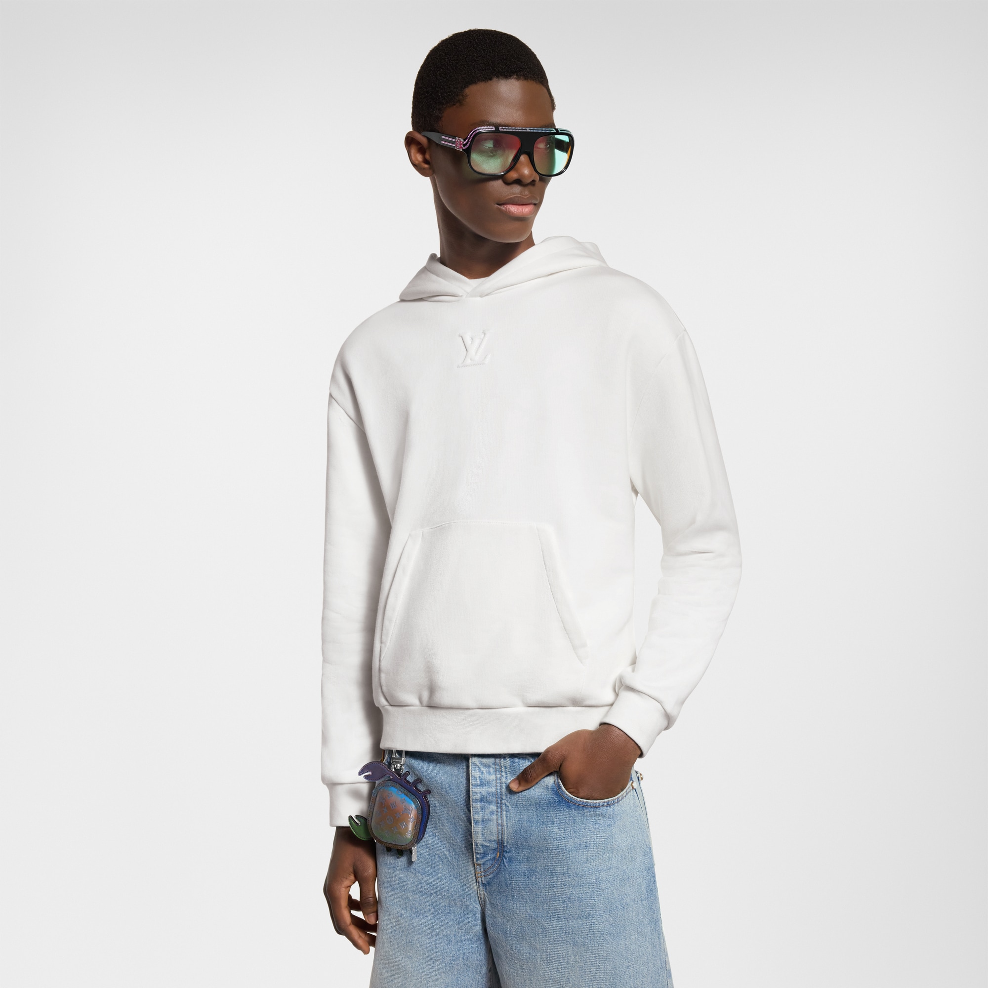  Ready to Wear Prendas tejidas y sudaderas Sudadera en algodón con el logotipo LV | Louis Vuitton ® (Ampliar producto)
