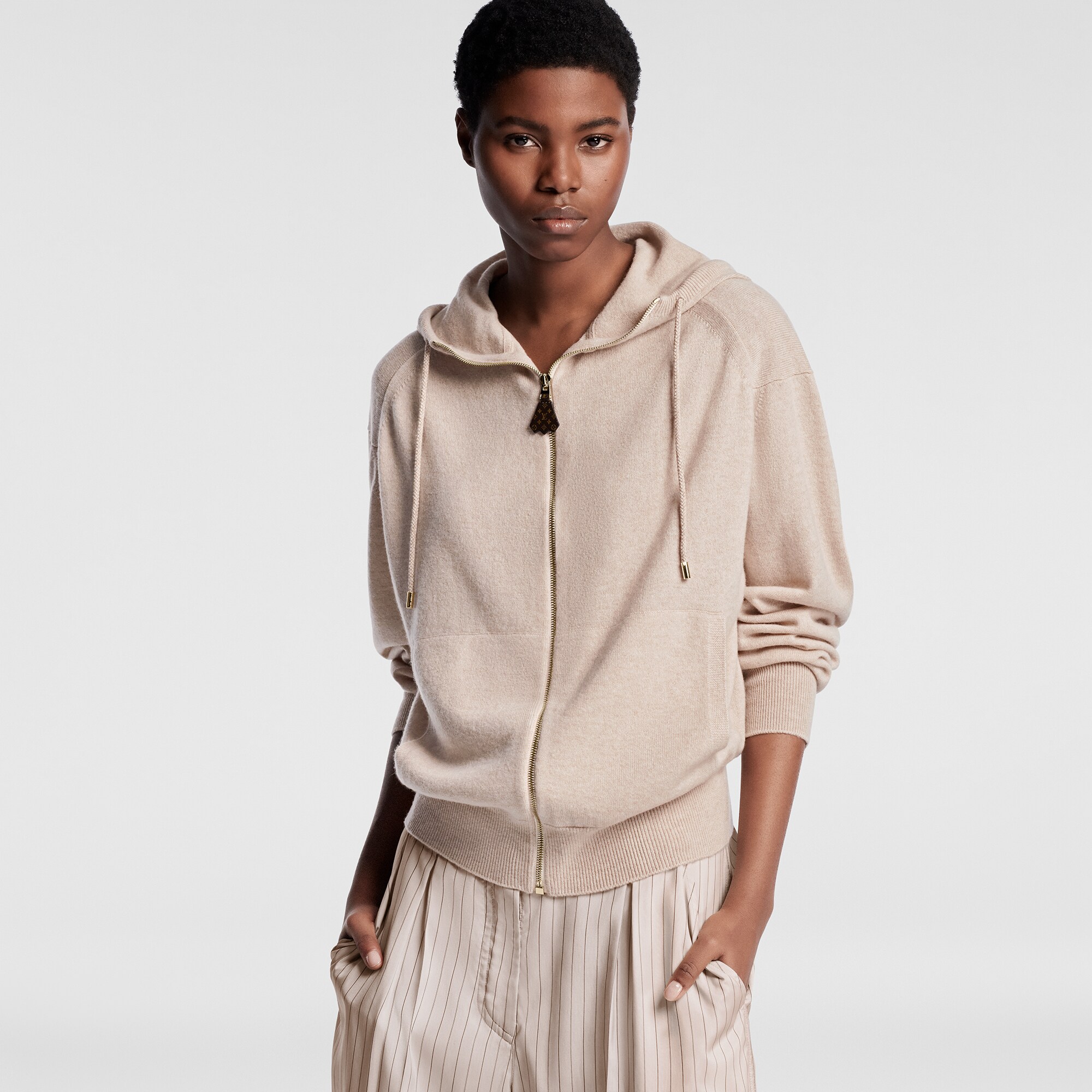  Ready to Wear Tops Sudadera en cachemir con cierre | Louis Vuitton ® (Ampliar producto)