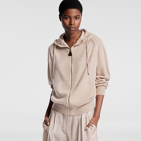 Ready to Wear Tops Sudadera en cachemir con cierre | Louis Vuitton ® (Ampliar producto)