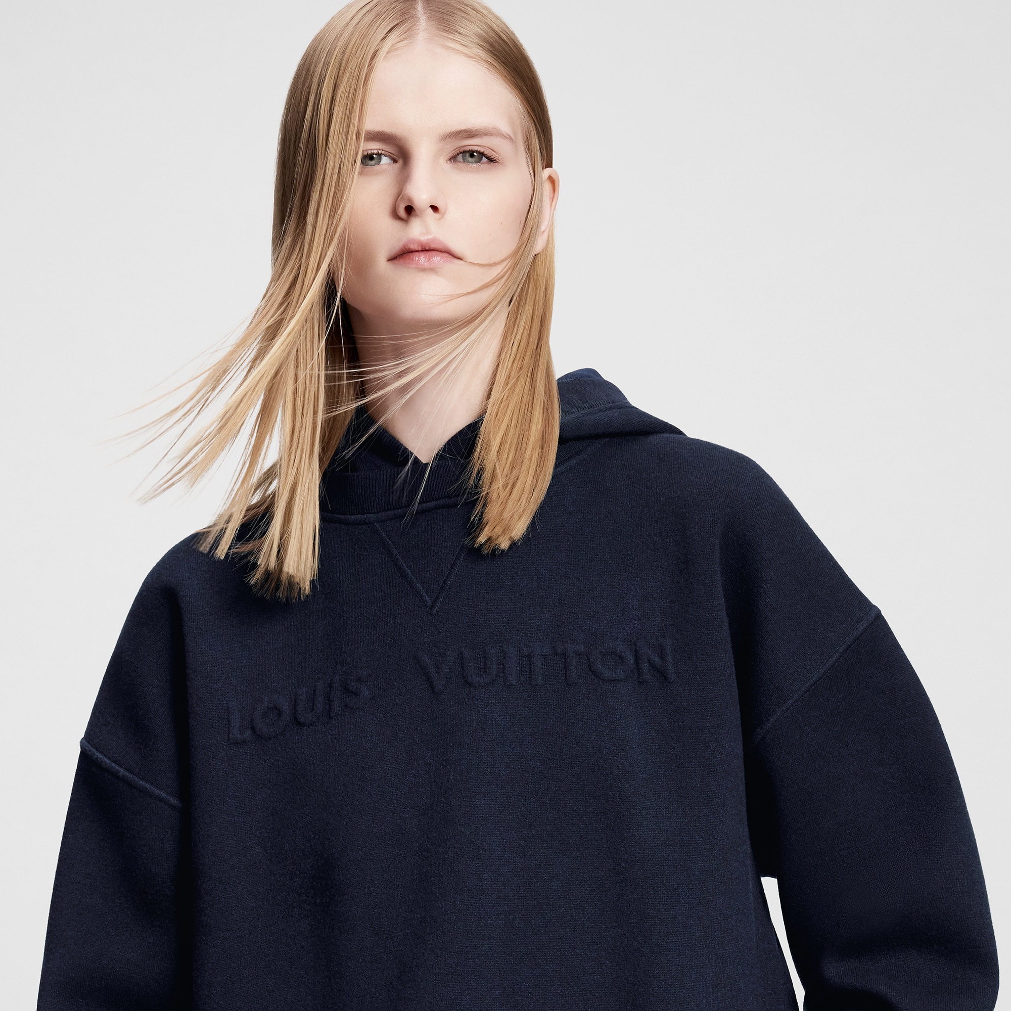  Ready to Wear Prendas tejidas Sudadera Signature con distintivo en relieve | Louis Vuitton ® (Ampliar producto)