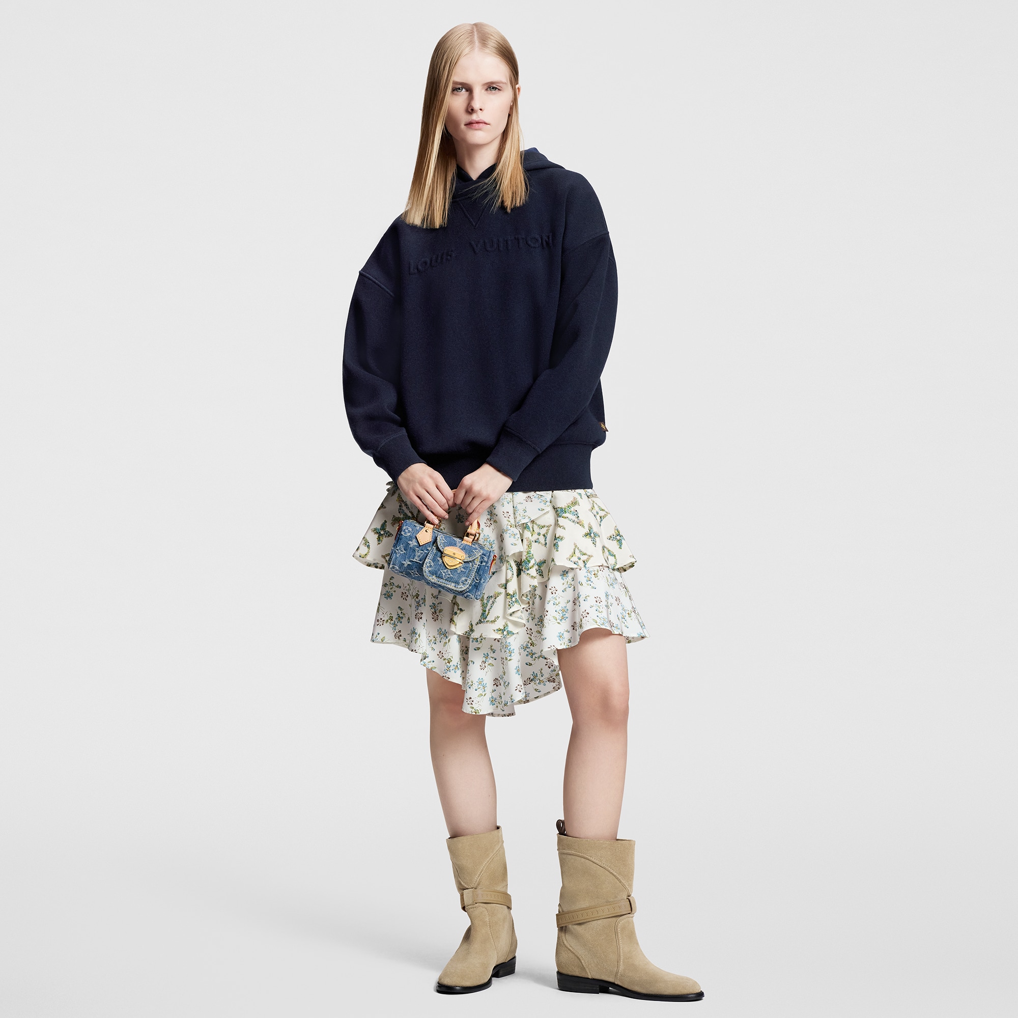  Ready to Wear Prendas tejidas Sudadera Signature con distintivo en relieve | Louis Vuitton ® (Ampliar producto)