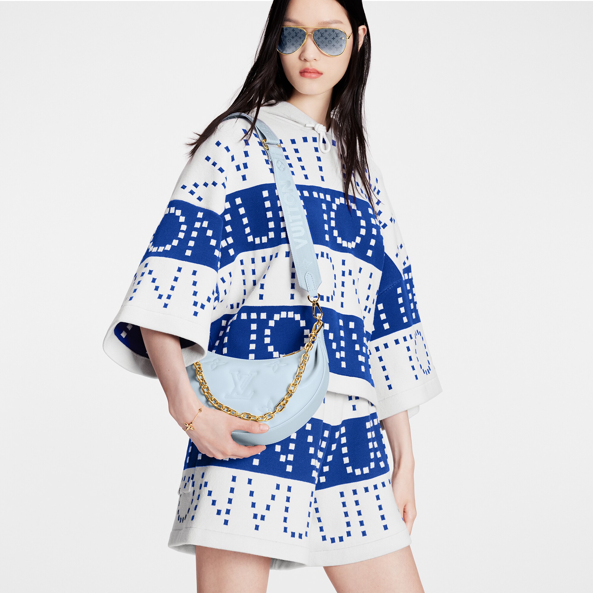  Discontinued Product Obs 7 Sudadera Signature con rayas gruesas | Louis Vuitton ® (Ampliar producto)