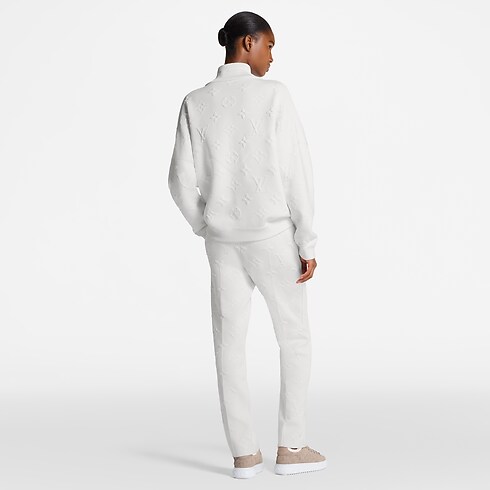 Ready to Wear Prendas tejidas Suéter con cuello acanalado y Monograma 3D | Louis Vuitton ® (Ampliar producto)