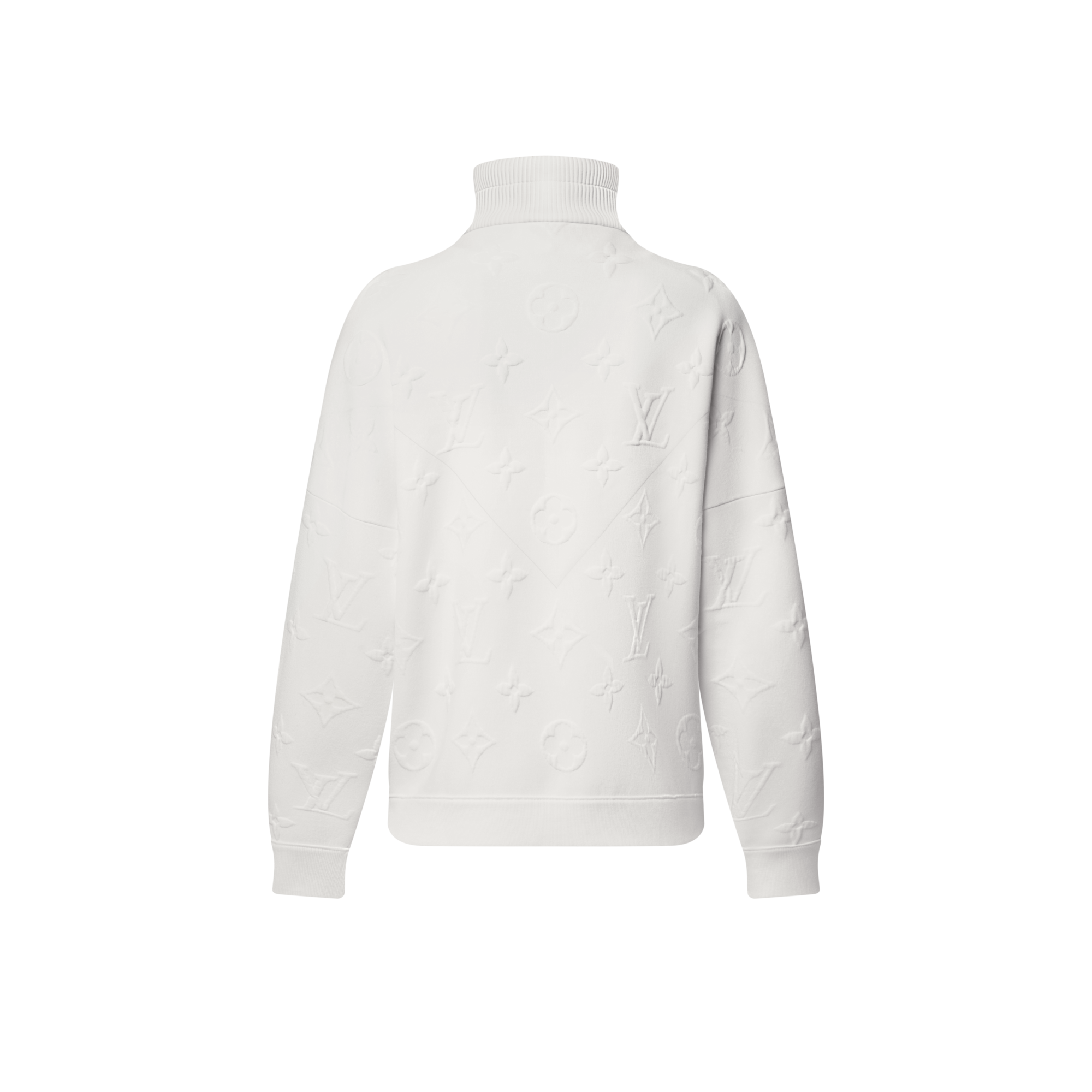  Ready to Wear Prendas tejidas Suéter con cuello acanalado y Monograma 3D | Louis Vuitton ® (Ampliar producto)