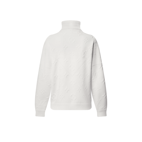 Ready to Wear Prendas tejidas Suéter con cuello acanalado y Monograma 3D | Louis Vuitton ® (Ampliar producto)