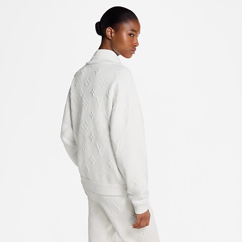 Ready to Wear Prendas tejidas Suéter con cuello acanalado y Monograma 3D | Louis Vuitton ® (Ampliar producto)