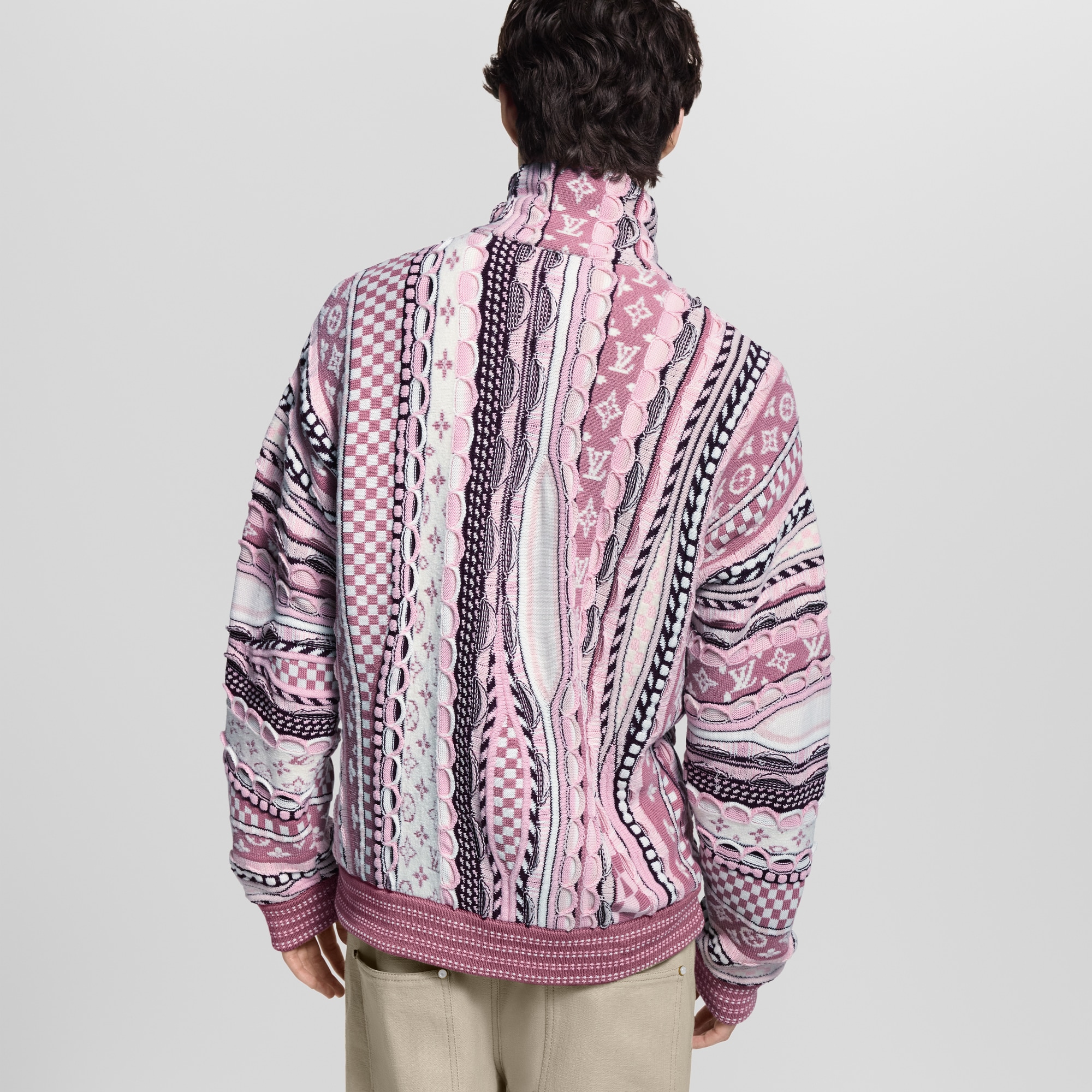  Ready to Wear Todo el Ready-To-Wear Suéter con medio cierre | Louis Vuitton ® (Ampliar producto)