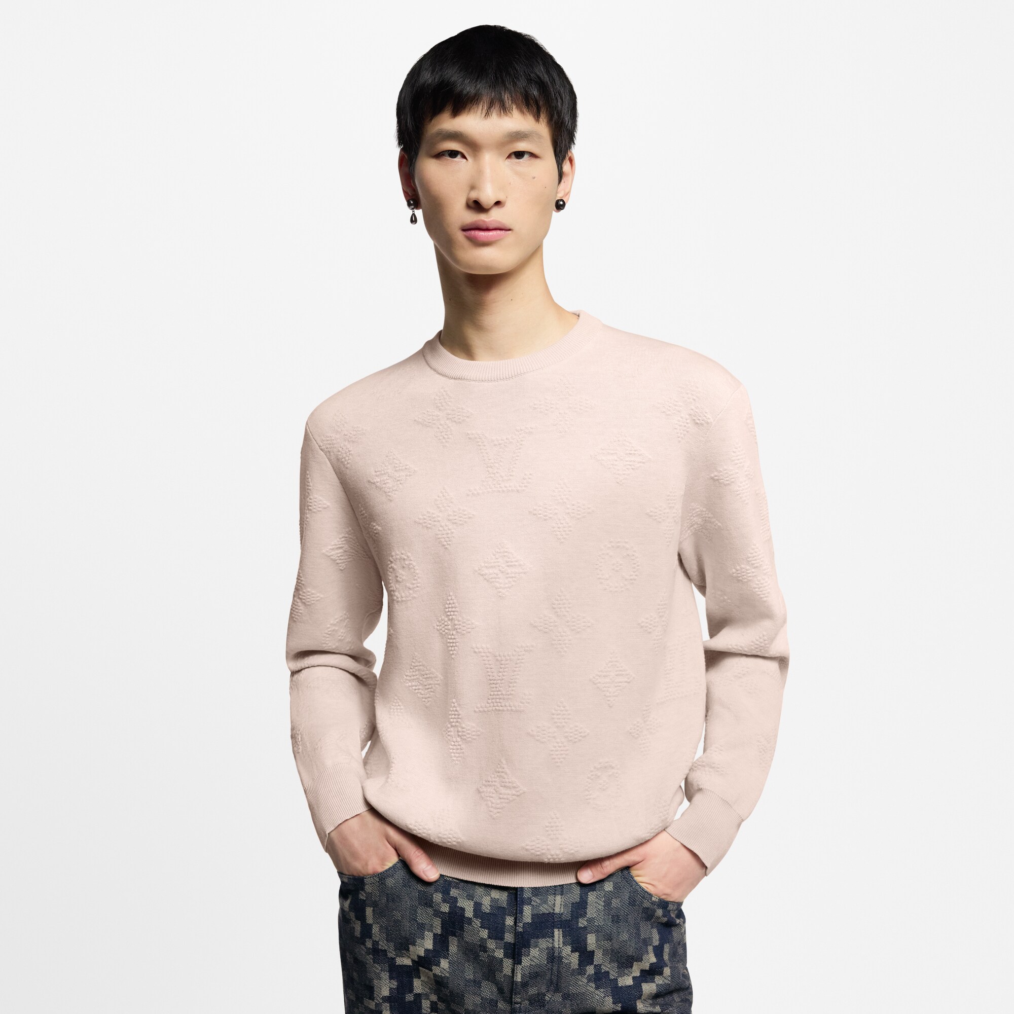  Ready to Wear Todo el Ready-To-Wear Suéter con motivo Monograma | Louis Vuitton ® (Ampliar producto)
